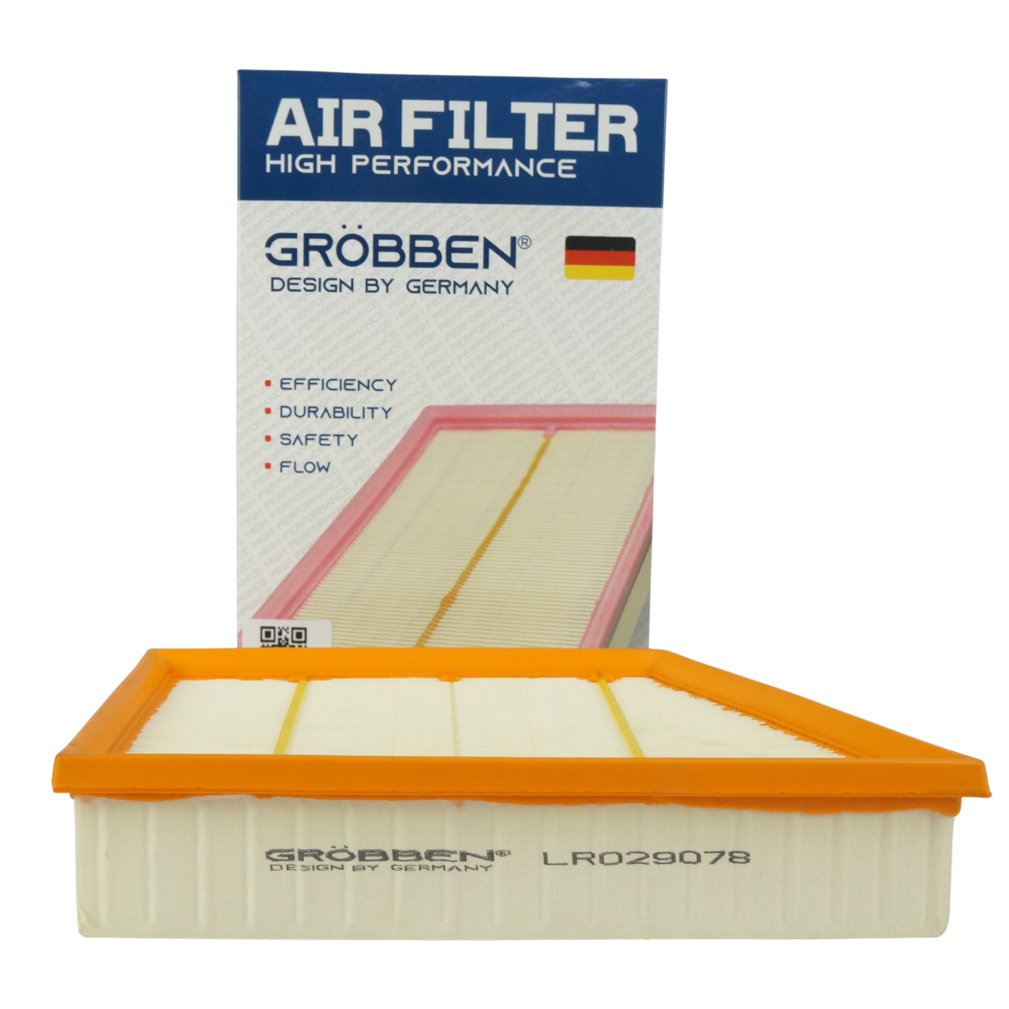 Filtro de Ar LAND ROVER 204PT 240HP 224DT 2.2 2.0T Ecoboost - Grobben