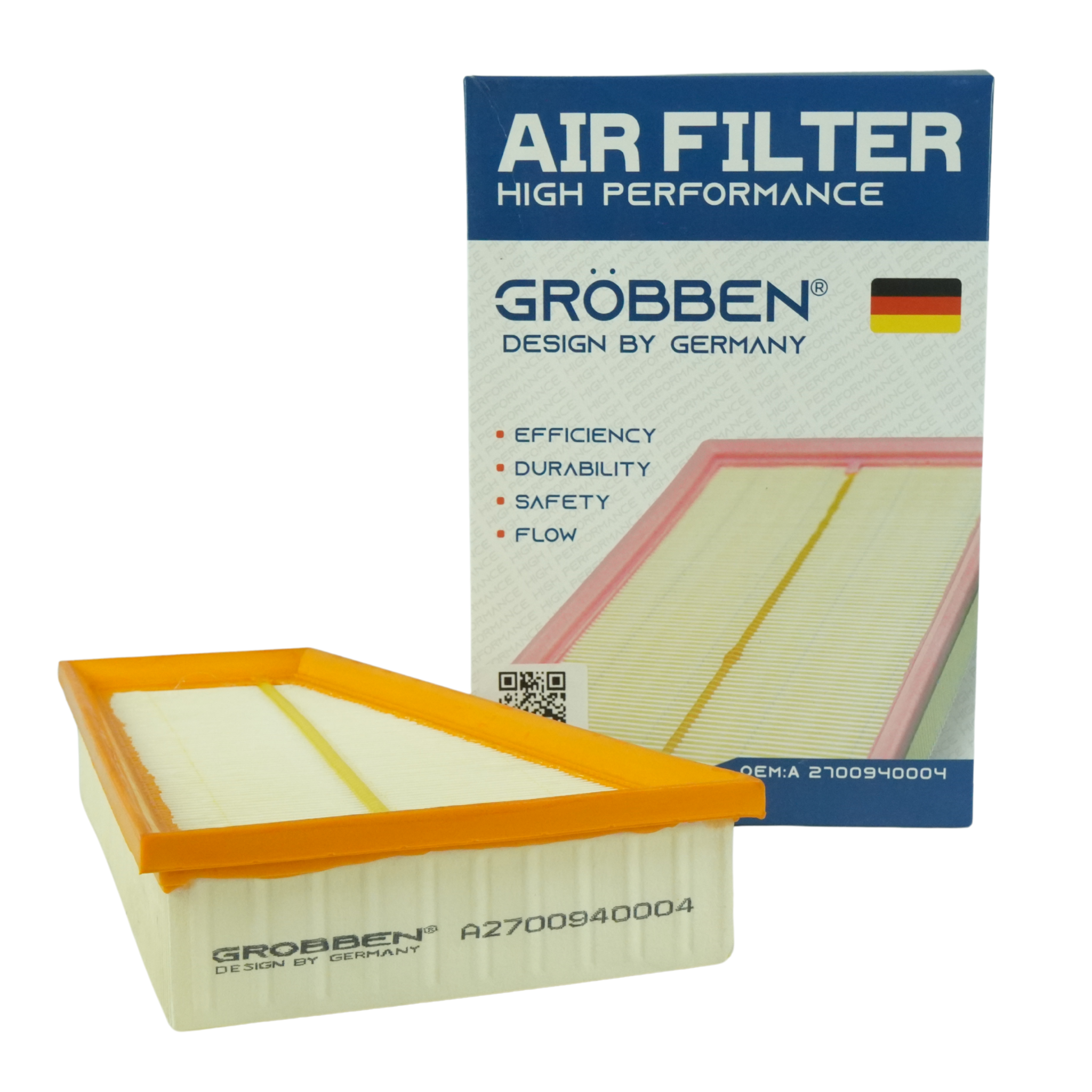 Filtro de Ar MERCEDES M270.910/920 1.6T / 2.0T - Grobben