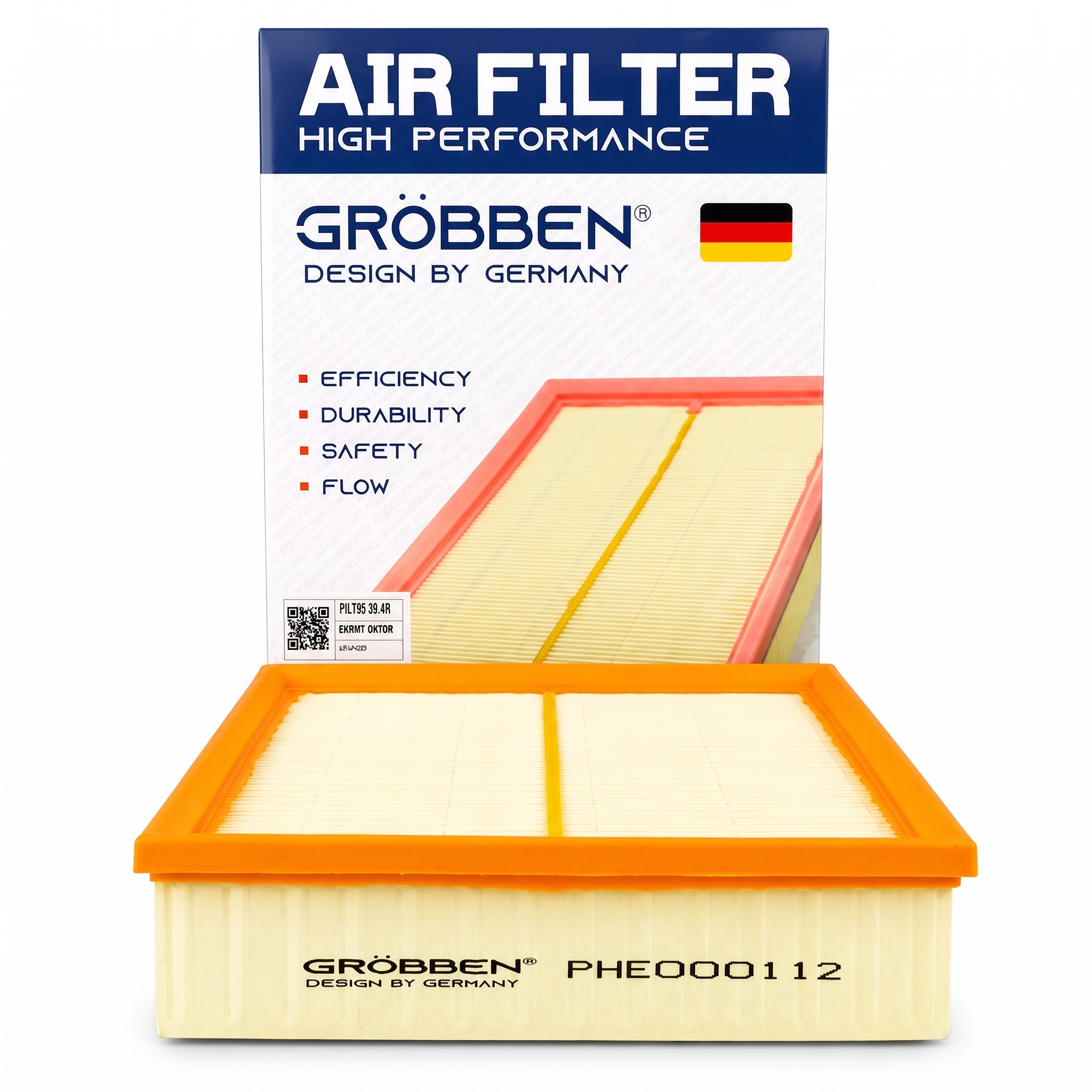 Filtro de Ar LAND ROVER 306DT / 276DT 2.7T 3.0T Diesel - Grobben