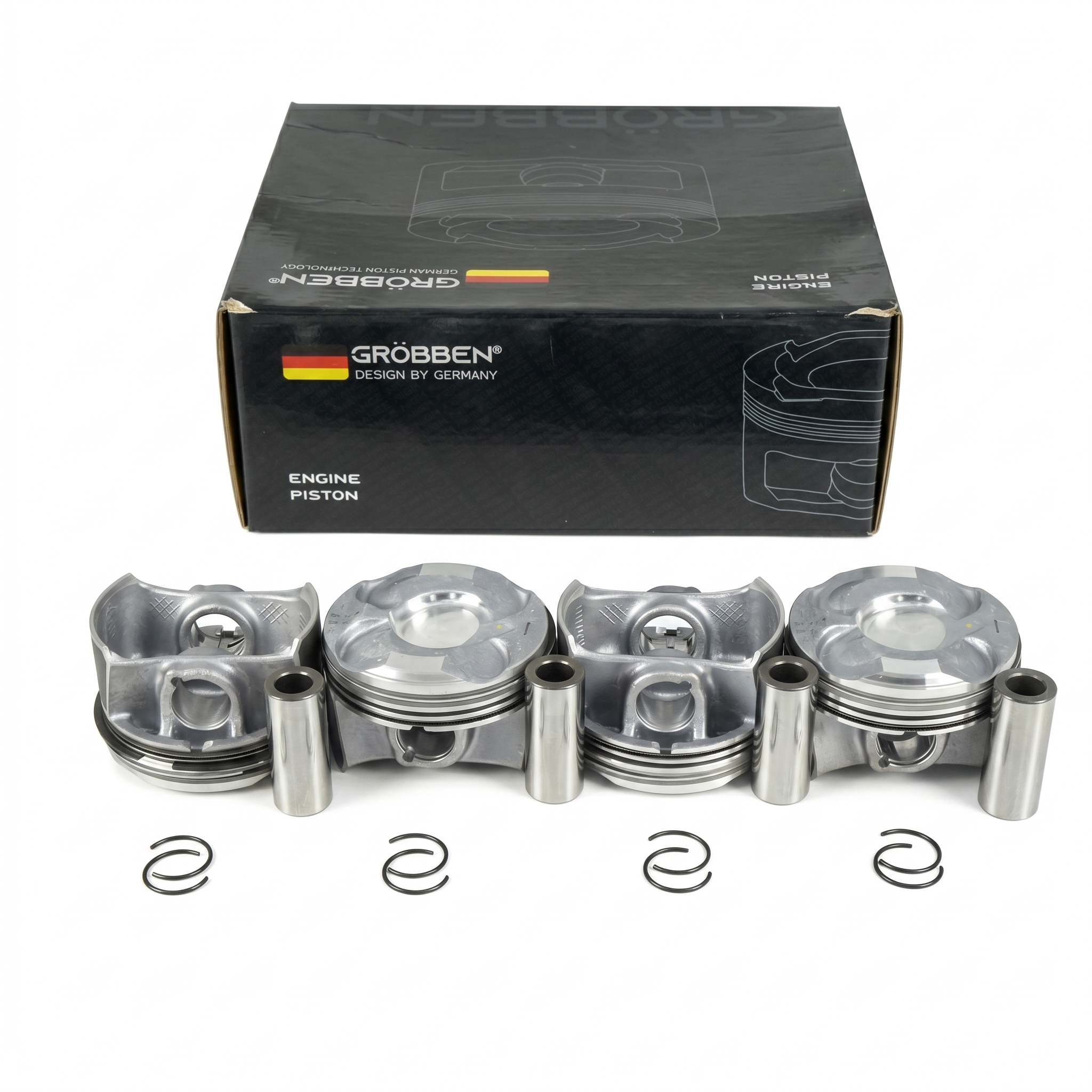 Kit Pistão MINI BMW N13B16 / N18B16 1.6T 0.25 (4unid) - Grobben