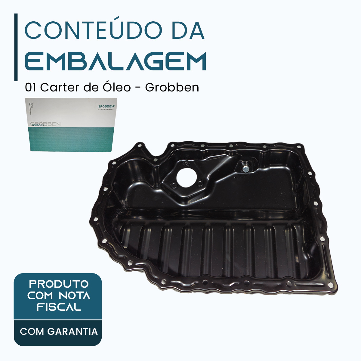 Carter De Óleo AUDI EA888 1.8T/2.0T 2GEN - Grobben - Imagem 2