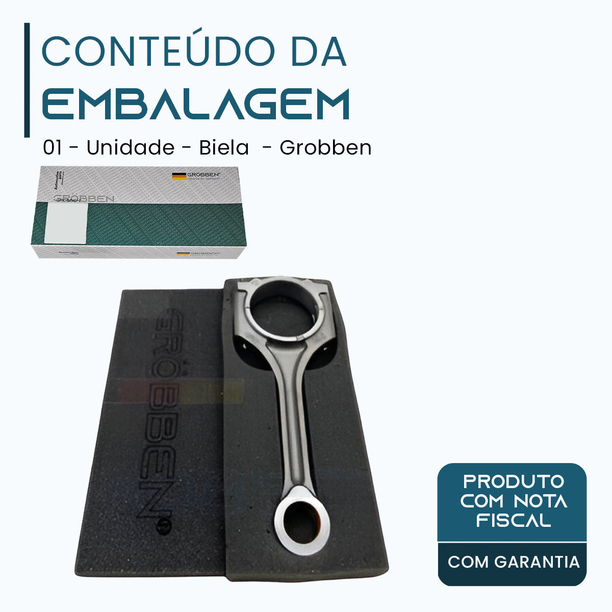 Biela LAND ROVER 240HP 2.0T (COM UNHA) (unid) - Grobben - Imagem 3