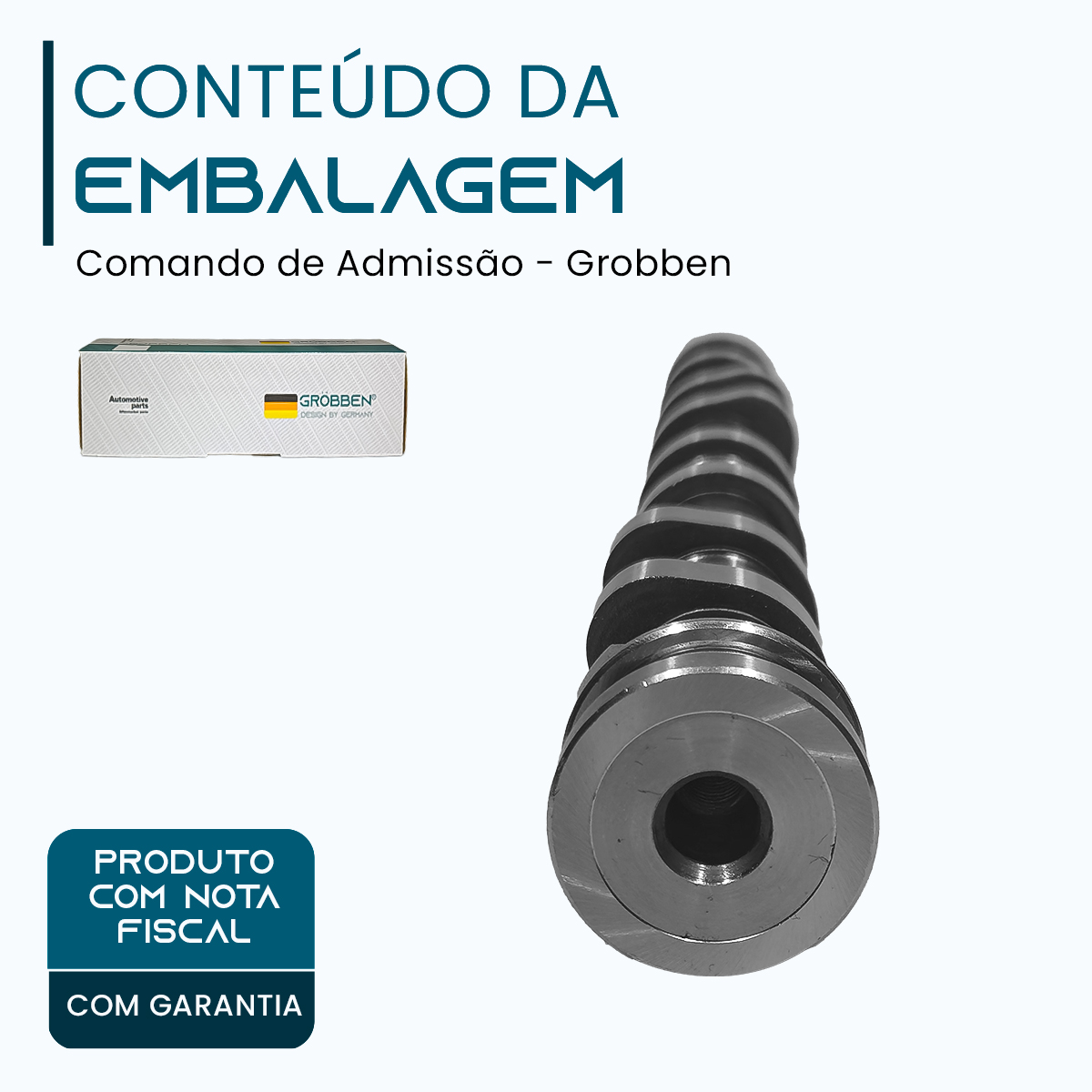 Comando de Admissão MERCEDES OM651 2.2T DIESEL - Grobben - Imagem 2