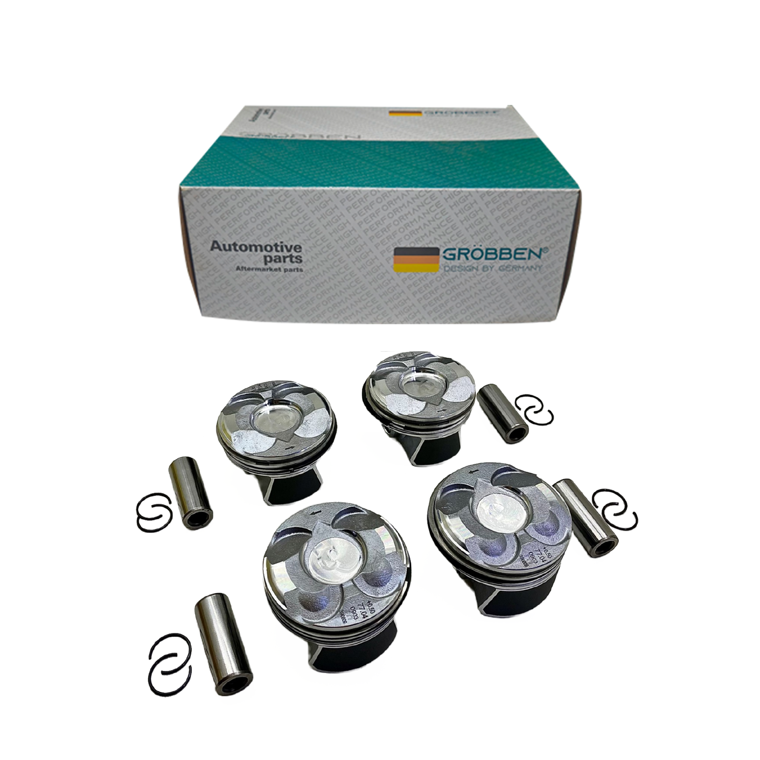 Kit Pistão MINI BMW N13B16 / N18B16 1.6T STD (4unid) - Grobben