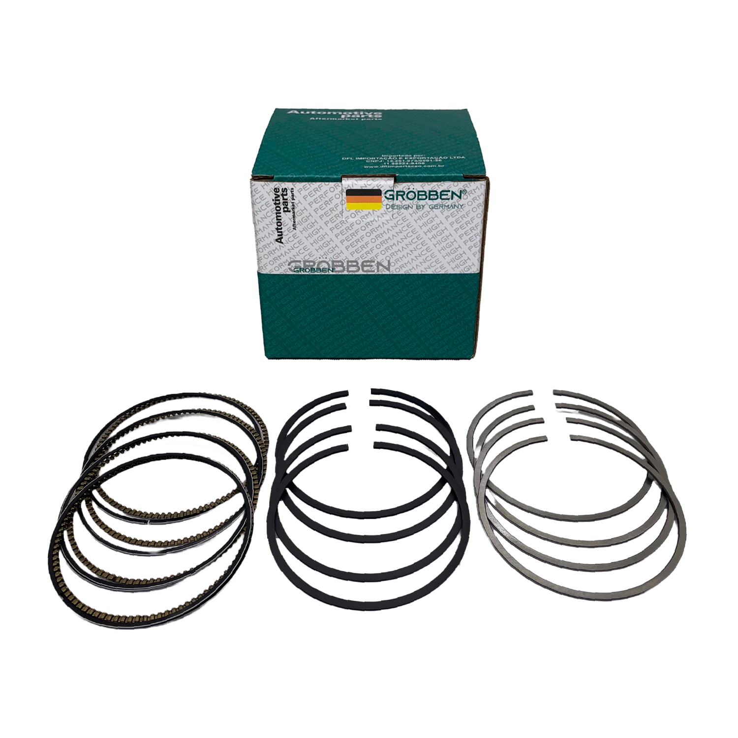 Anéis de pistão AUDI EA211 1.4T GASOLINA 0.50 - Grobben