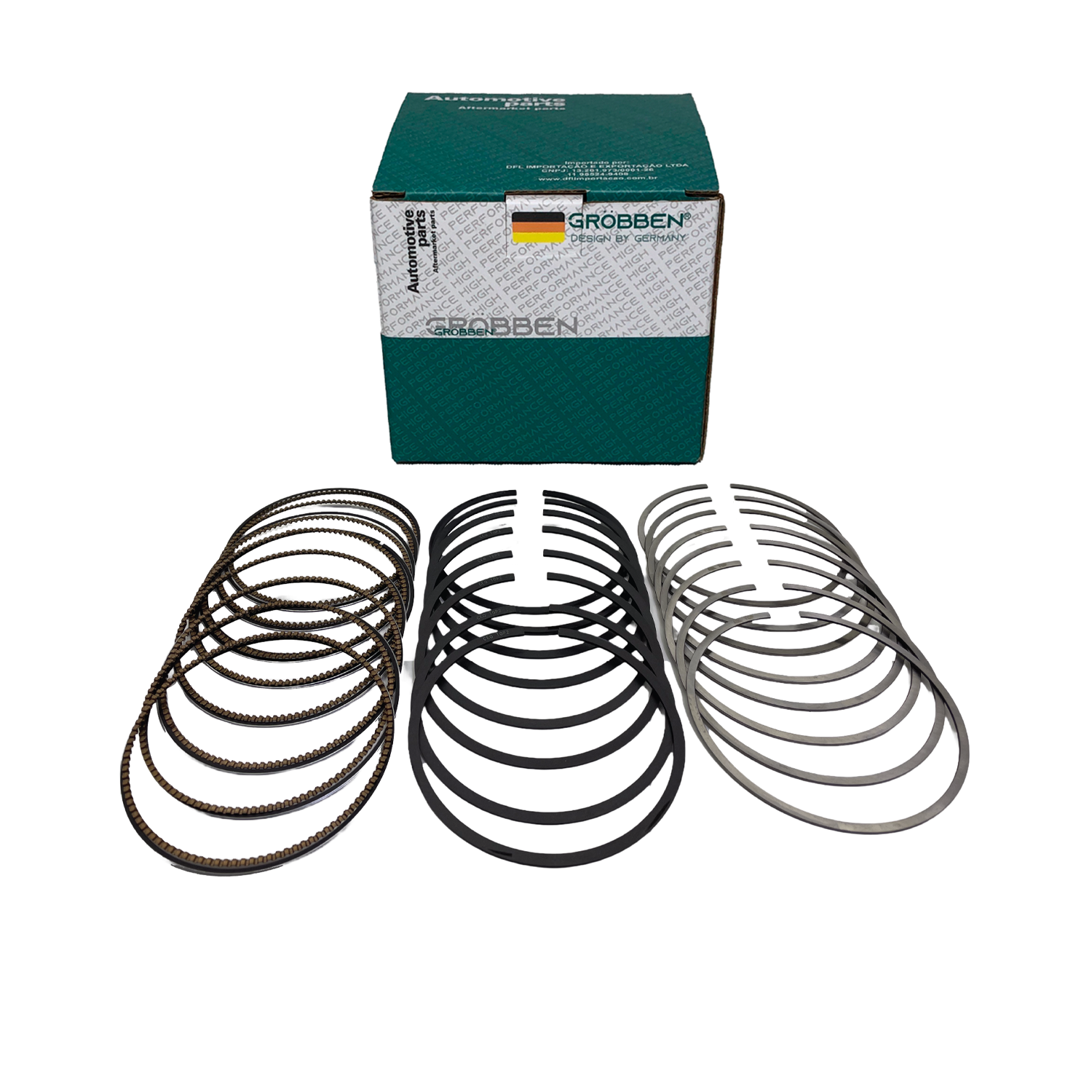 Anéis de pistão BMW N52 2.5 GASOLINA STD - Grobben