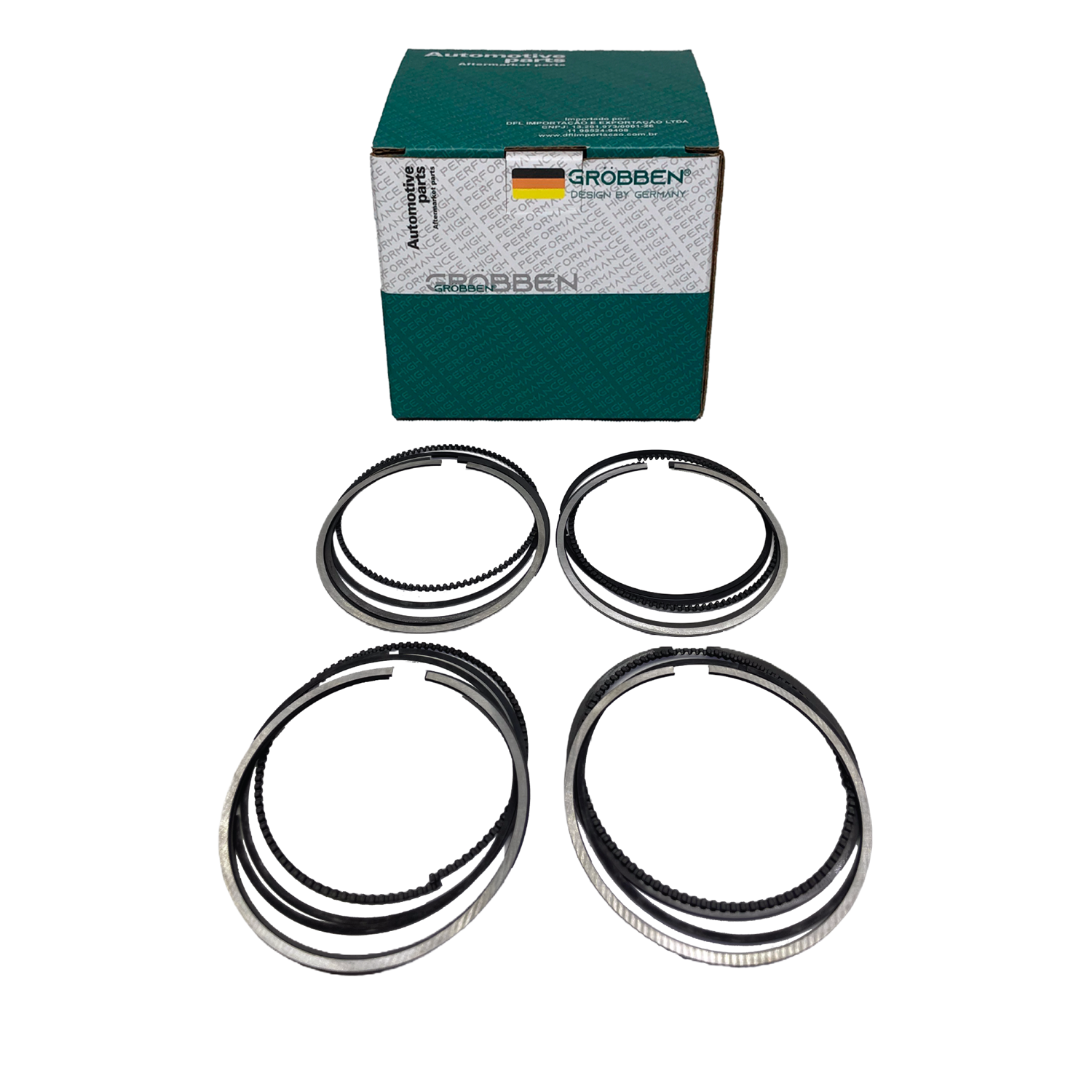 Anéis de pistão LAND ROVER AJ200 DTA 2.0T DIESEL STD - Grobben