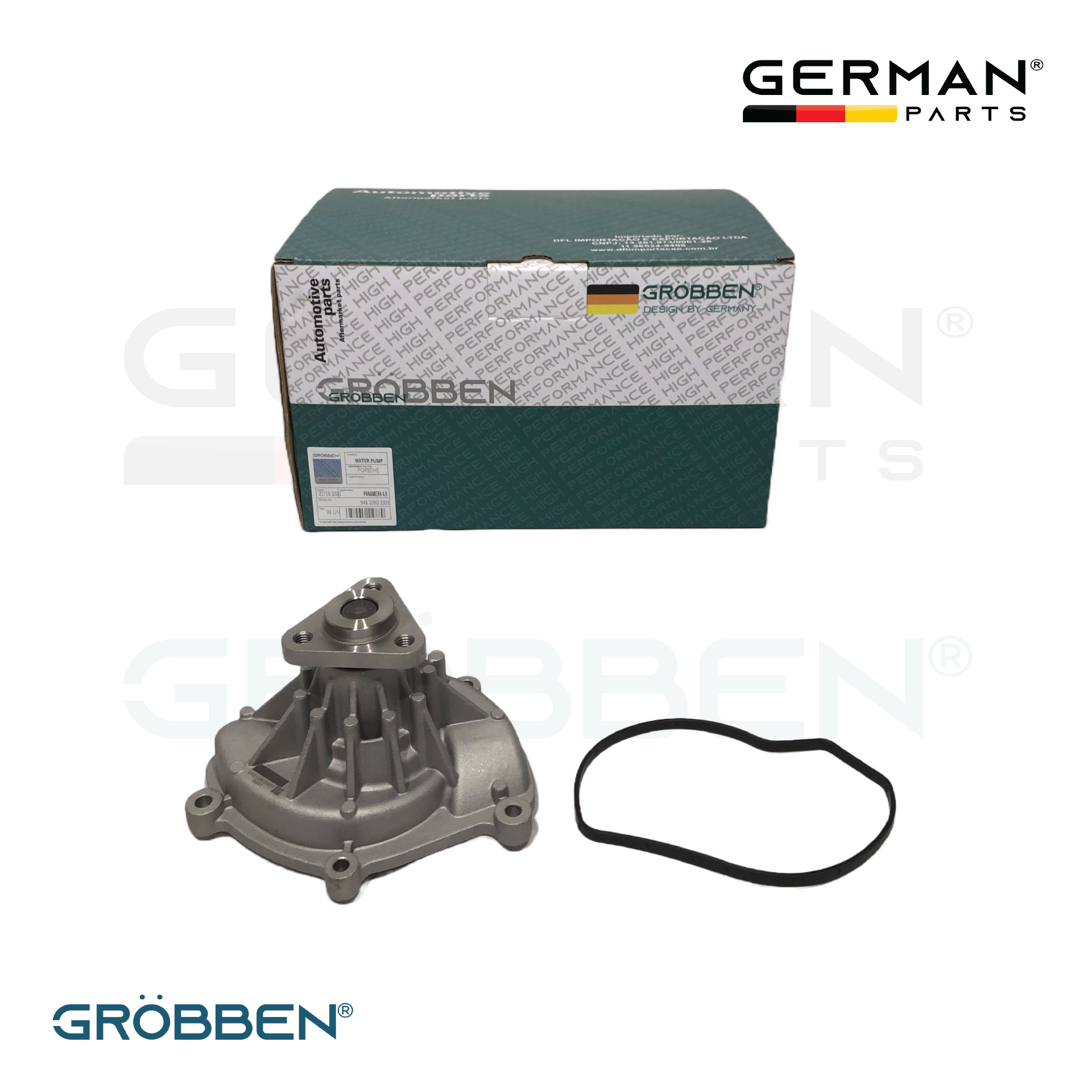 BOMBA DE ÁGUA PORSCHE 4.8T - Grobben - Imagem 2