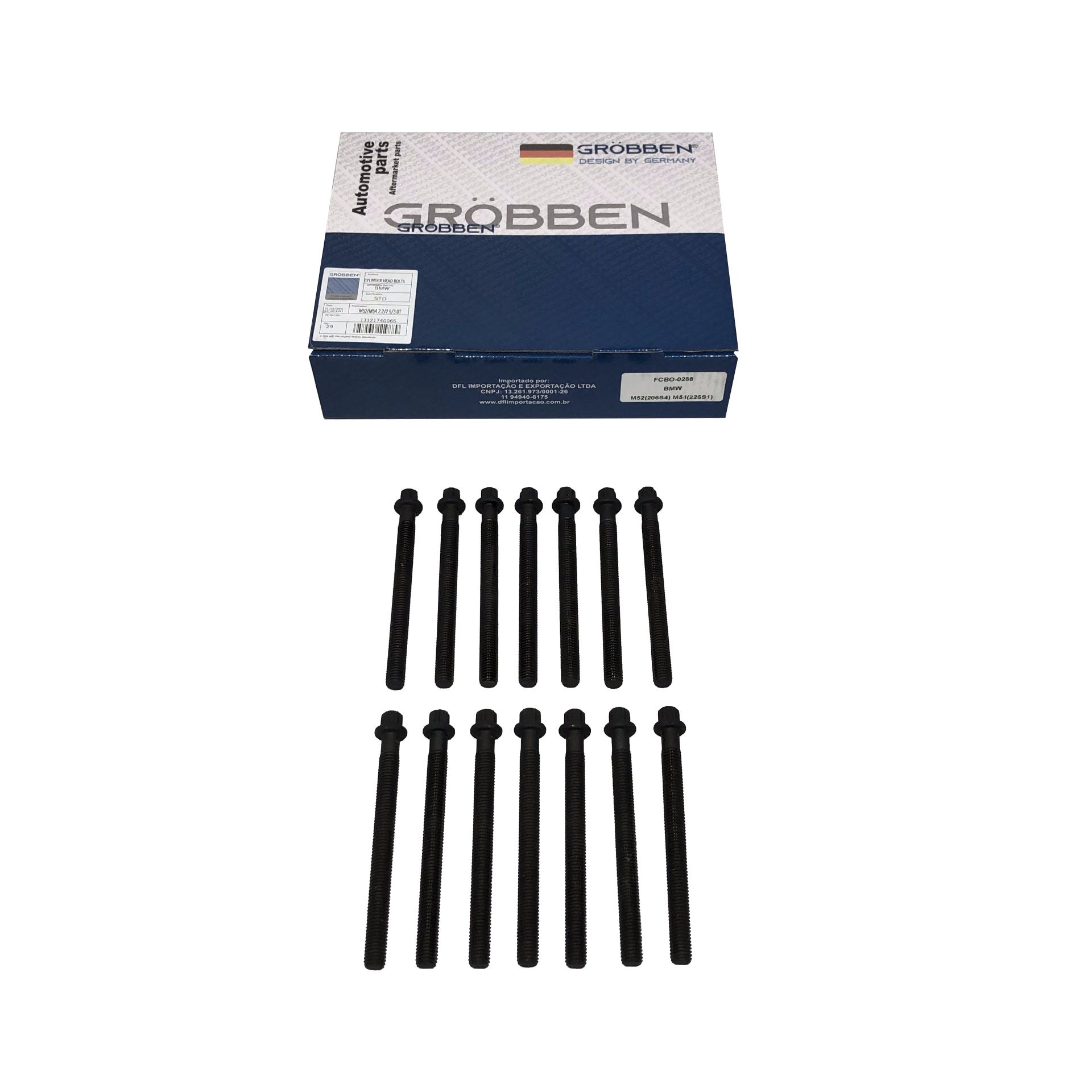 Parafuso de Cabeçote BMW M52B20 / M54B22 2.5L / 3.0L - Grobben