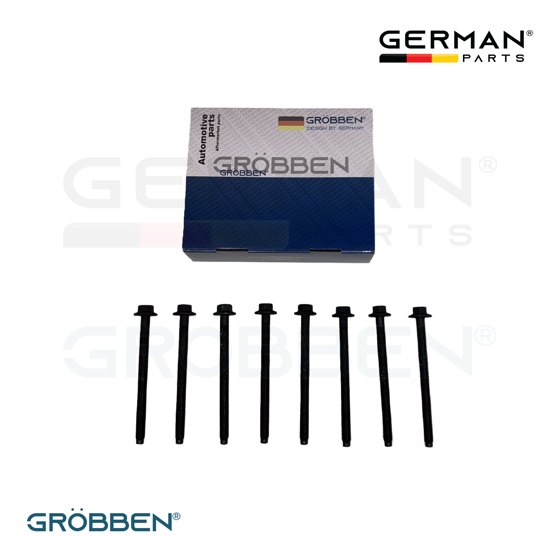 Parafuso de Cabeçote LAND ROVER 306DT 3.0T Diesel V6 8un - Grobben - Imagem 2
