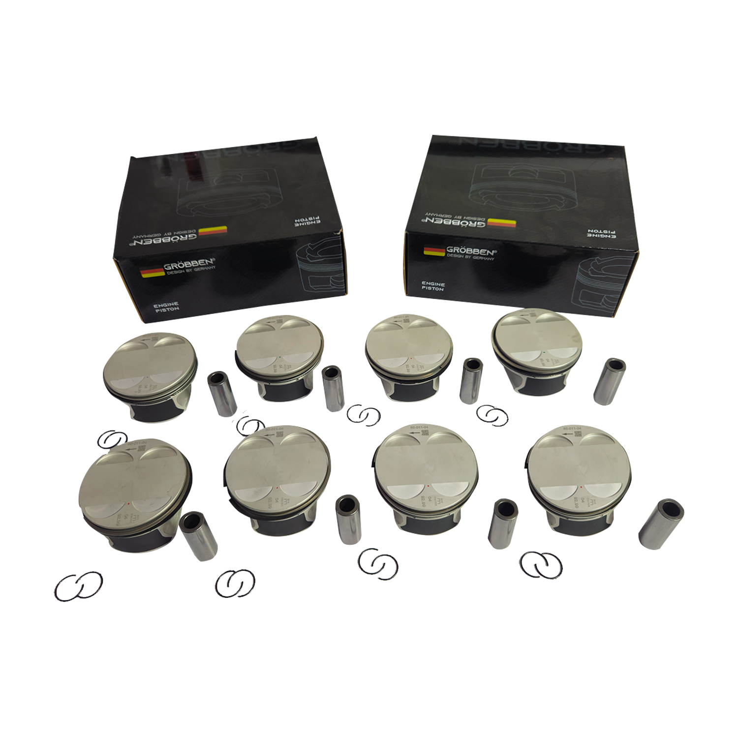 Kit Pistão BMW N62 4.8T STD (8unid) - Grobben