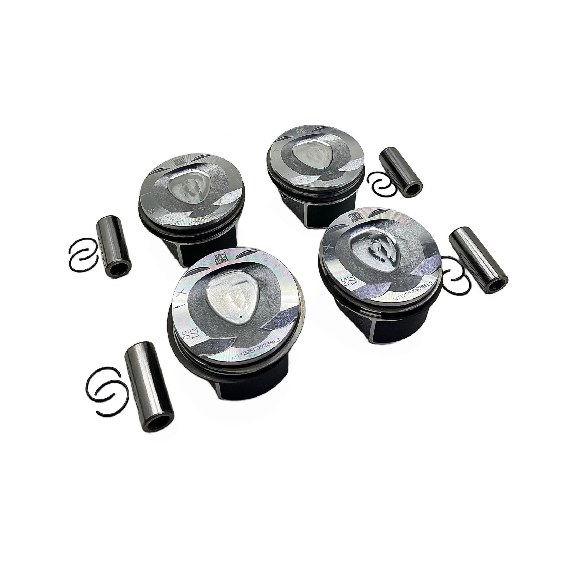 Kit Pistão MERCEDES M271.820 / M271.860 1.8 STD (4unid) - Grobben - Imagem 2