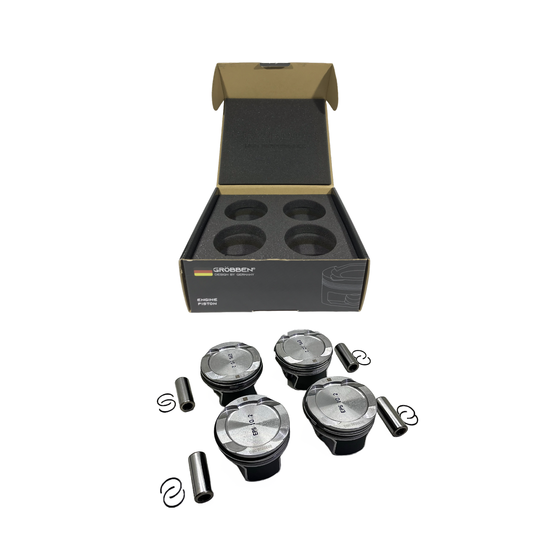 Kit Pistão BMW B48 TIPO B 2.0T STD PINO 55MM (4unid) - Grobben - Imagem 2