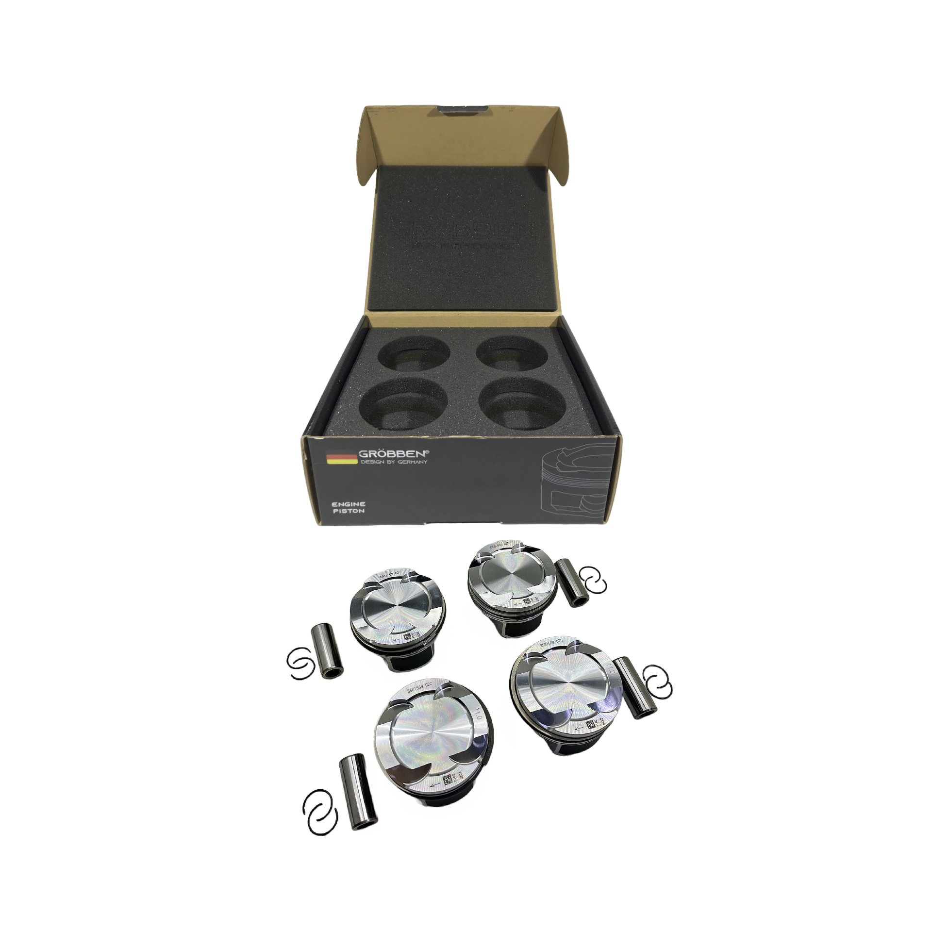 Kit Pistão BMW B48 TIPO C 2.0T STD 51MM (4unid) - Grobben