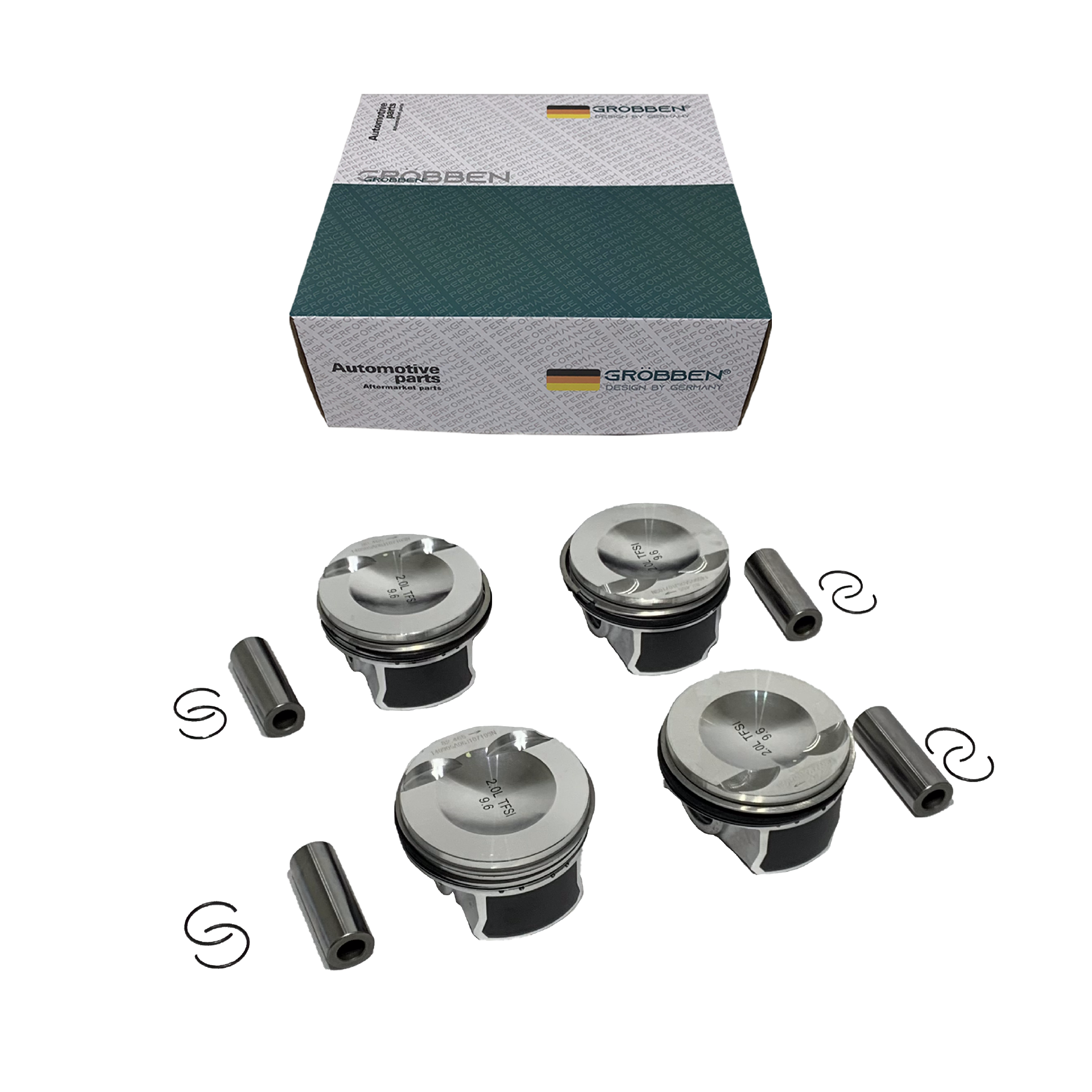 Kit Pistão AUDI EA888 2.0T 21mm 0.50 (4unid) - Grobben - Imagem 3