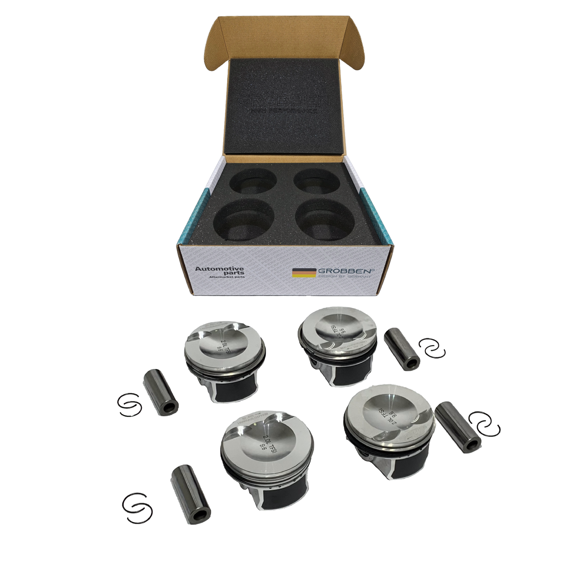 Kit Pistão AUDI EA888 2.0T 21mm 0.50 (4unid) - Grobben
