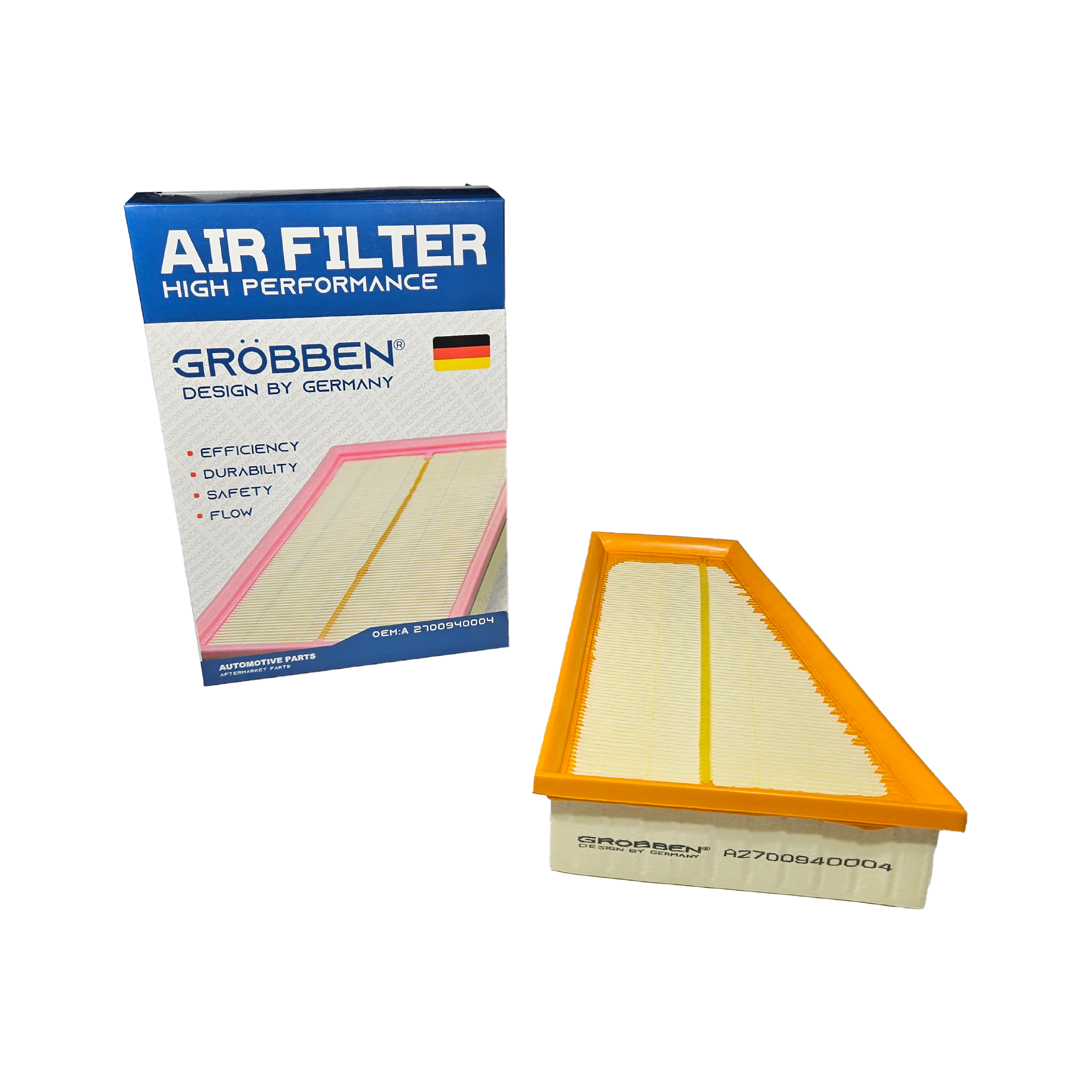 Filtro de Ar MERCEDES M270.910/920 1.6T / 2.0T - Grobben