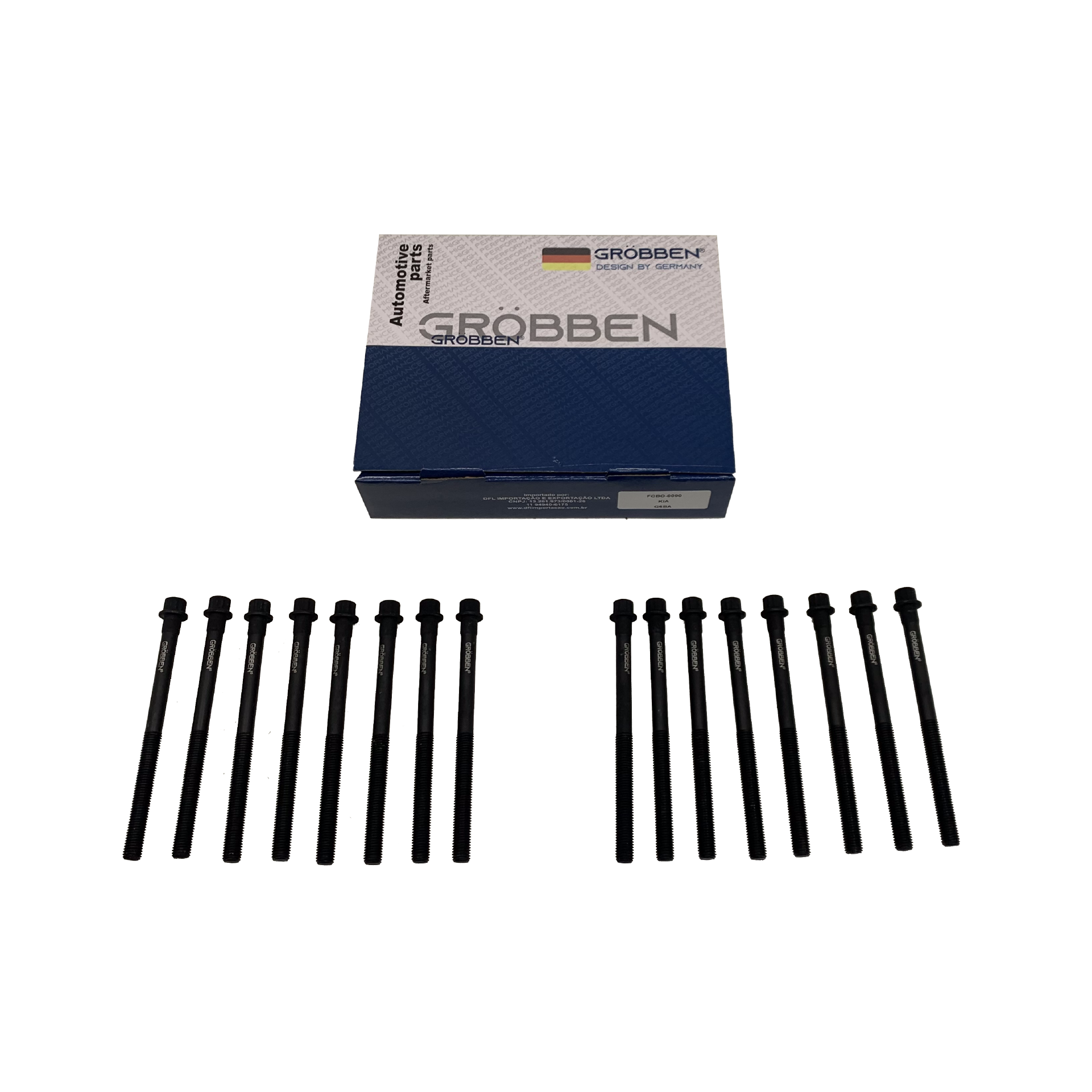 Parafuso de Cabeçote HYUNDAI G6BA 2.7 V6 (16un) - Grobben