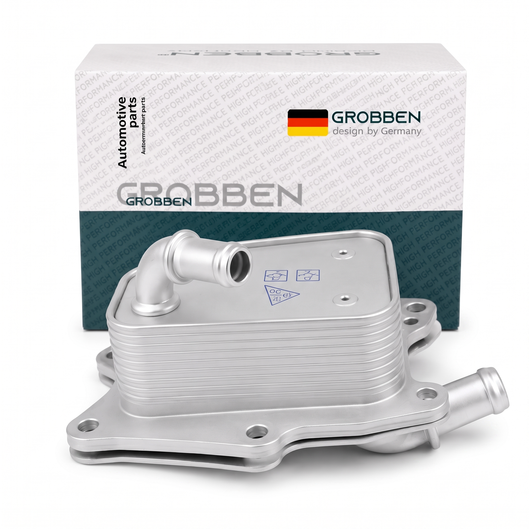 Trocador Calor Radiador Óleo MERCEDES M274 1.6T / 2.0T MODELO 1 - Grobben