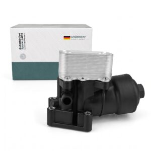 Trocador Radiador Óleo + Suporte Filtro VW AMAROK 2.0 TDI Alumínio - Grobben