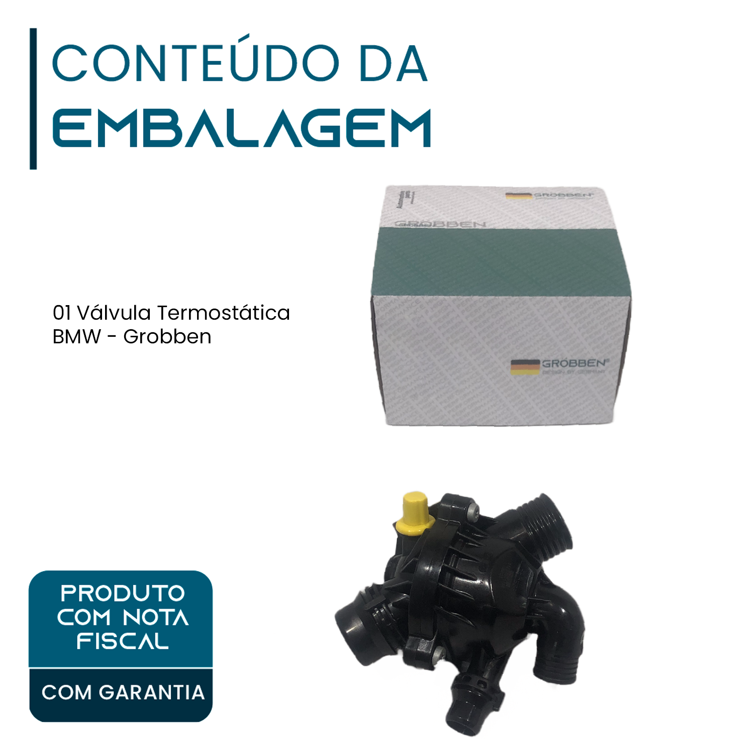Válvula Termostática BMW N55 D 3.0T - Grobben - Imagem 2