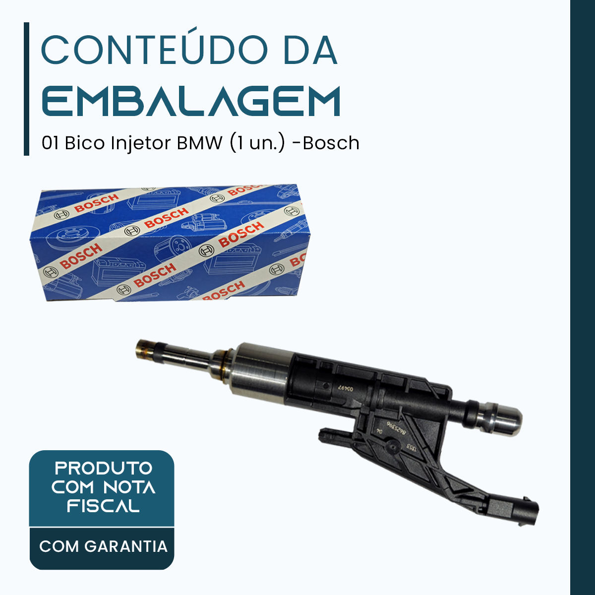 Bico Injetor BMW B48 2.0T B38 1.5T B58 3.0T tipo A (1unid) -Bosch - Imagem 2