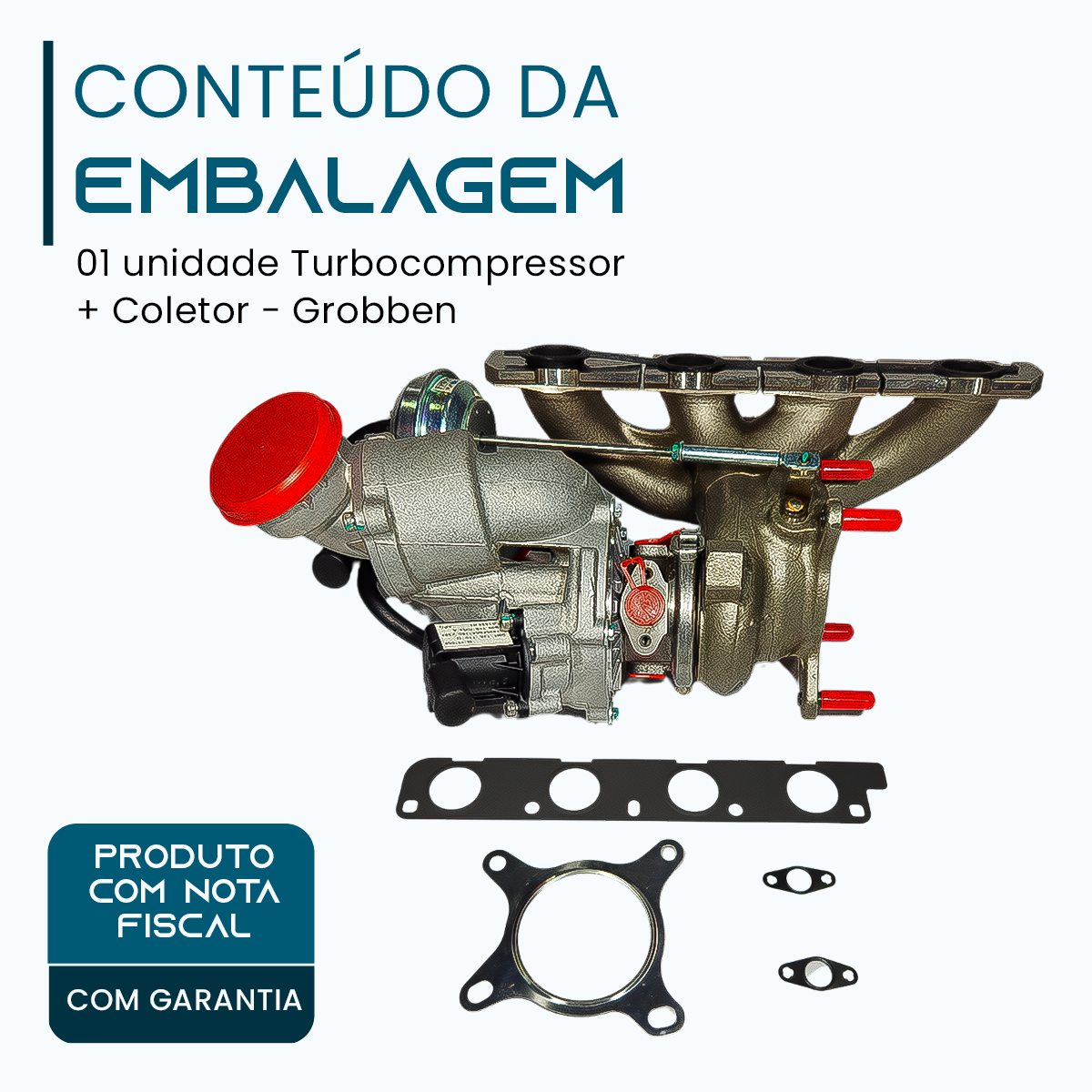 Turbocompressor + Coletor AUDI EA888 1.8T/2.0T 2GEN - Grobben