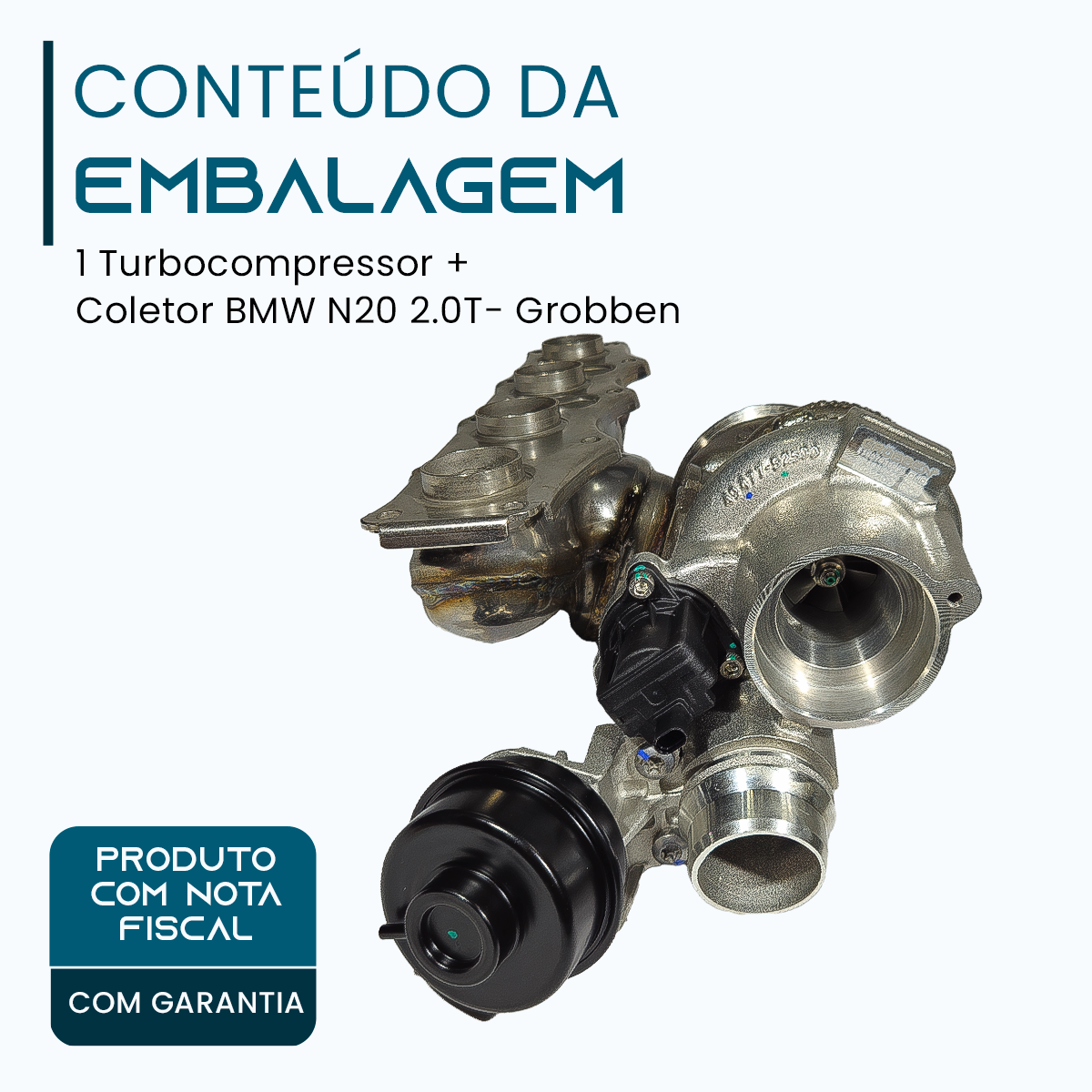 Turbocompressor + Coletor BMW N20 2.0T- Grobben