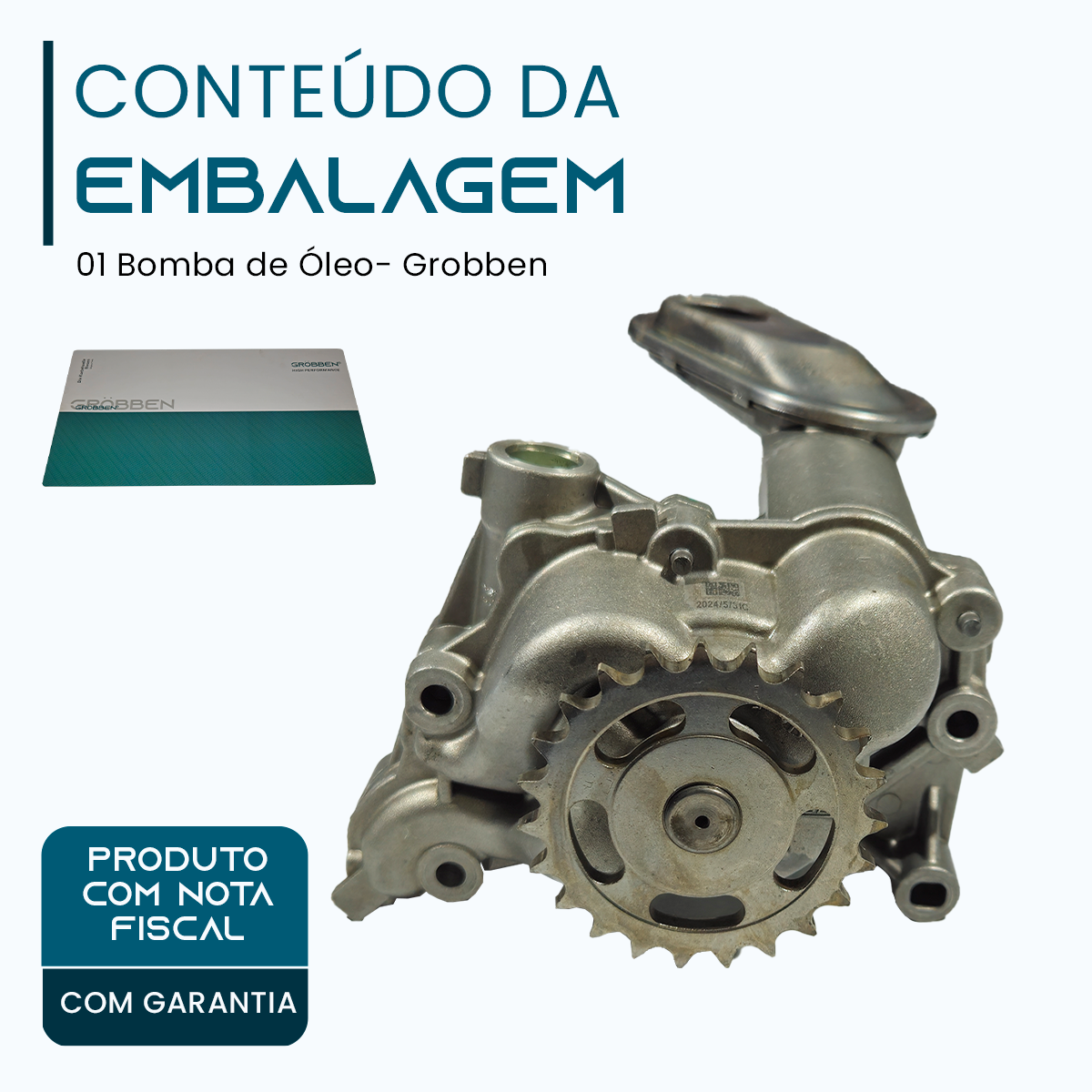 Bomba de Óleo LAND ROVER 224DT 2.2T DIESEL - Grobben - Imagem 2
