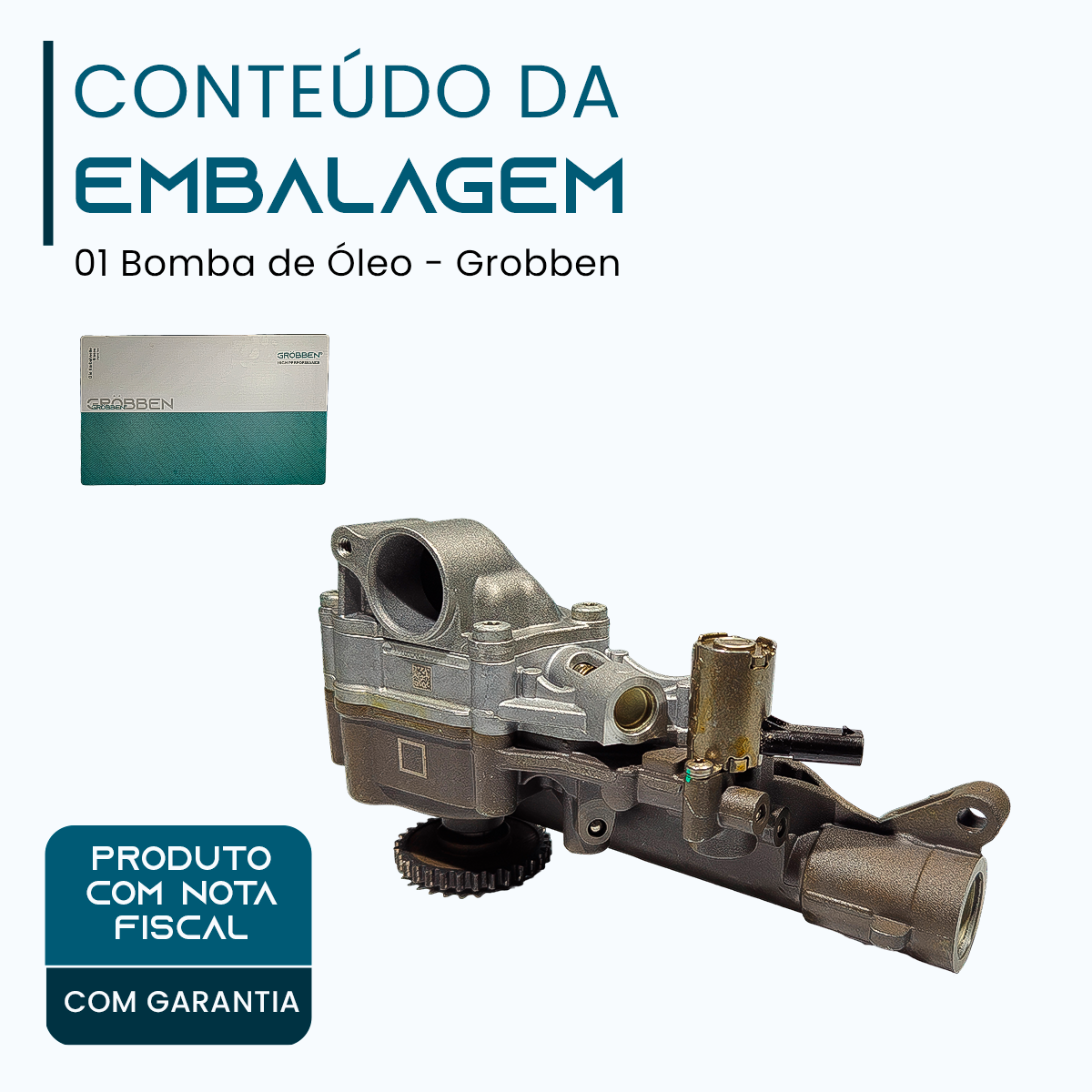 Bomba de Óleo MERCEDES M274.910 1.6 M274.920 2.0T TURBO - Grobben - Imagem 2