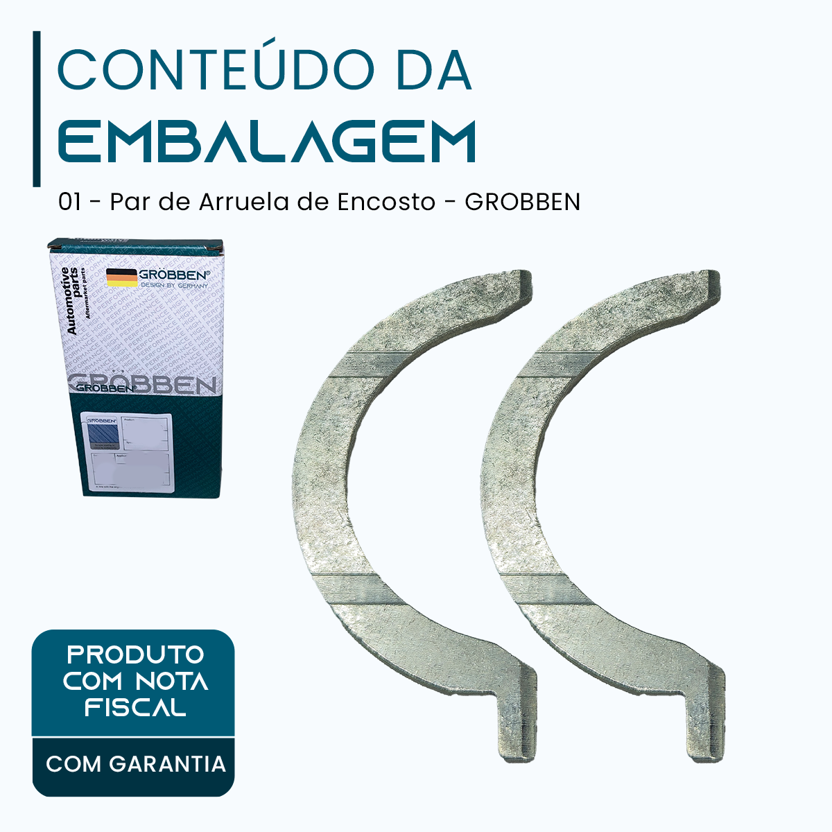 Arruela de Encosto LAND ROVER AJ200 DTD 2.0T DIESEL STD -Grobben - Imagem 2