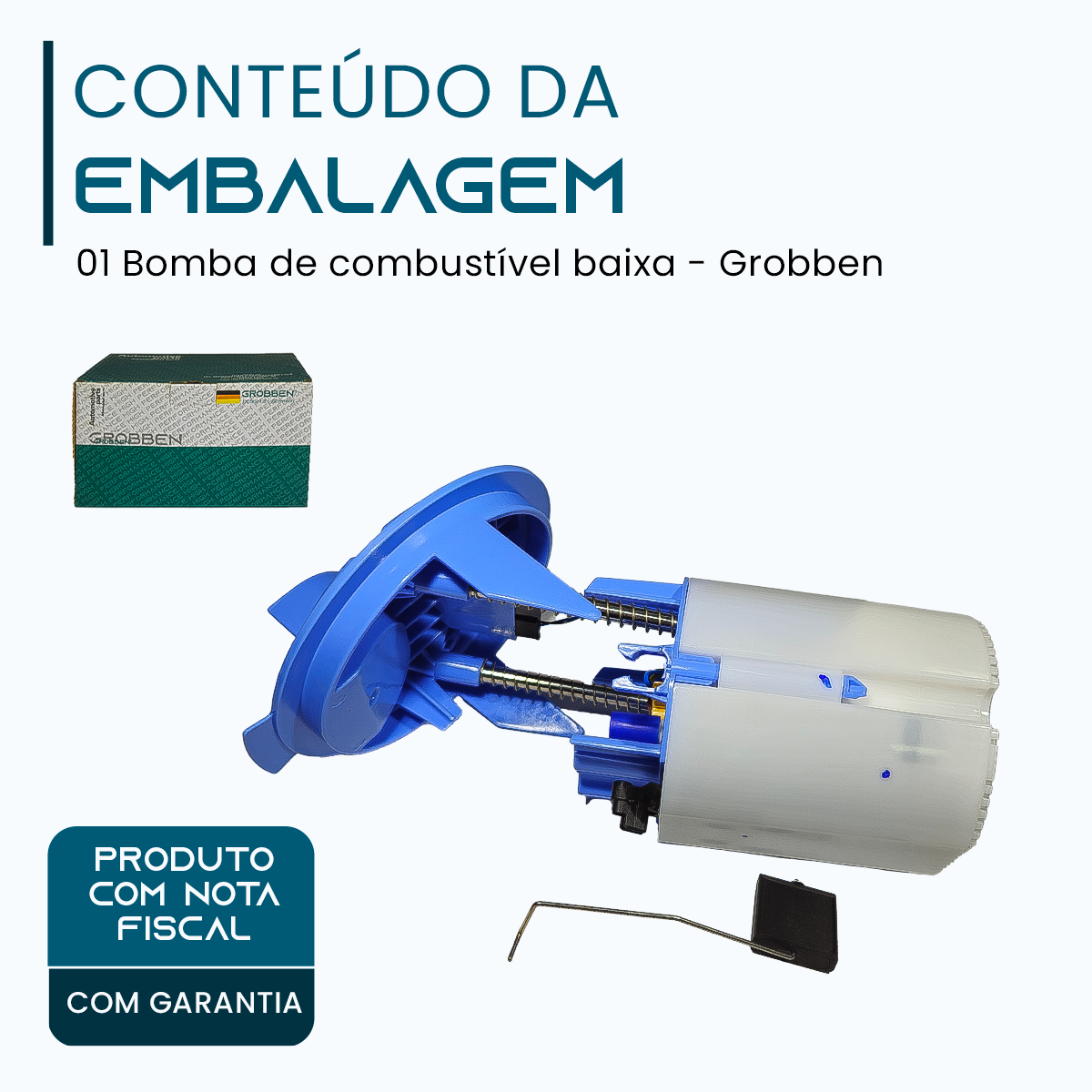 Bomba de Combustível Baixa MERCEDES M274.910/920 1.6T 2.0T - Grobben - Imagem 2