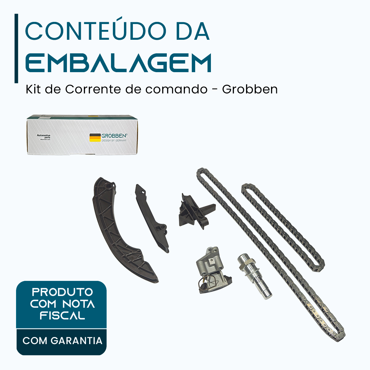 Kit de Corrente de comando BMW m50/m52/m54 2.5/3.0 S/VVT - Grobben - Imagem 2