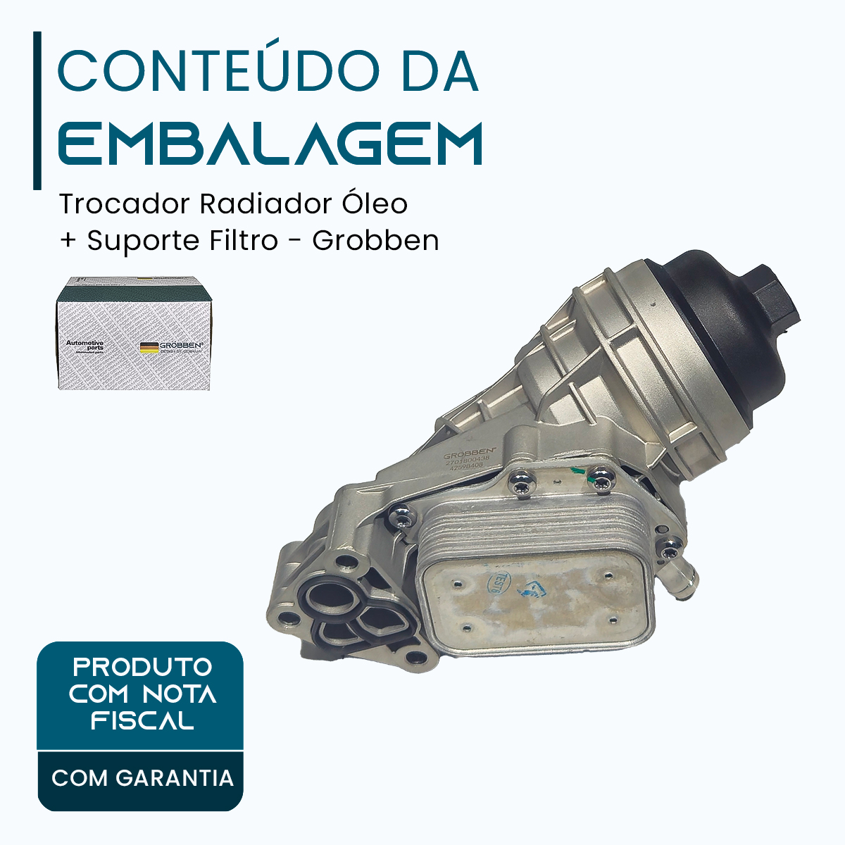 Suporte Filtro mercedes M270.910 / M270.920 1.6T / 2.0T - Grobben - Imagem 2