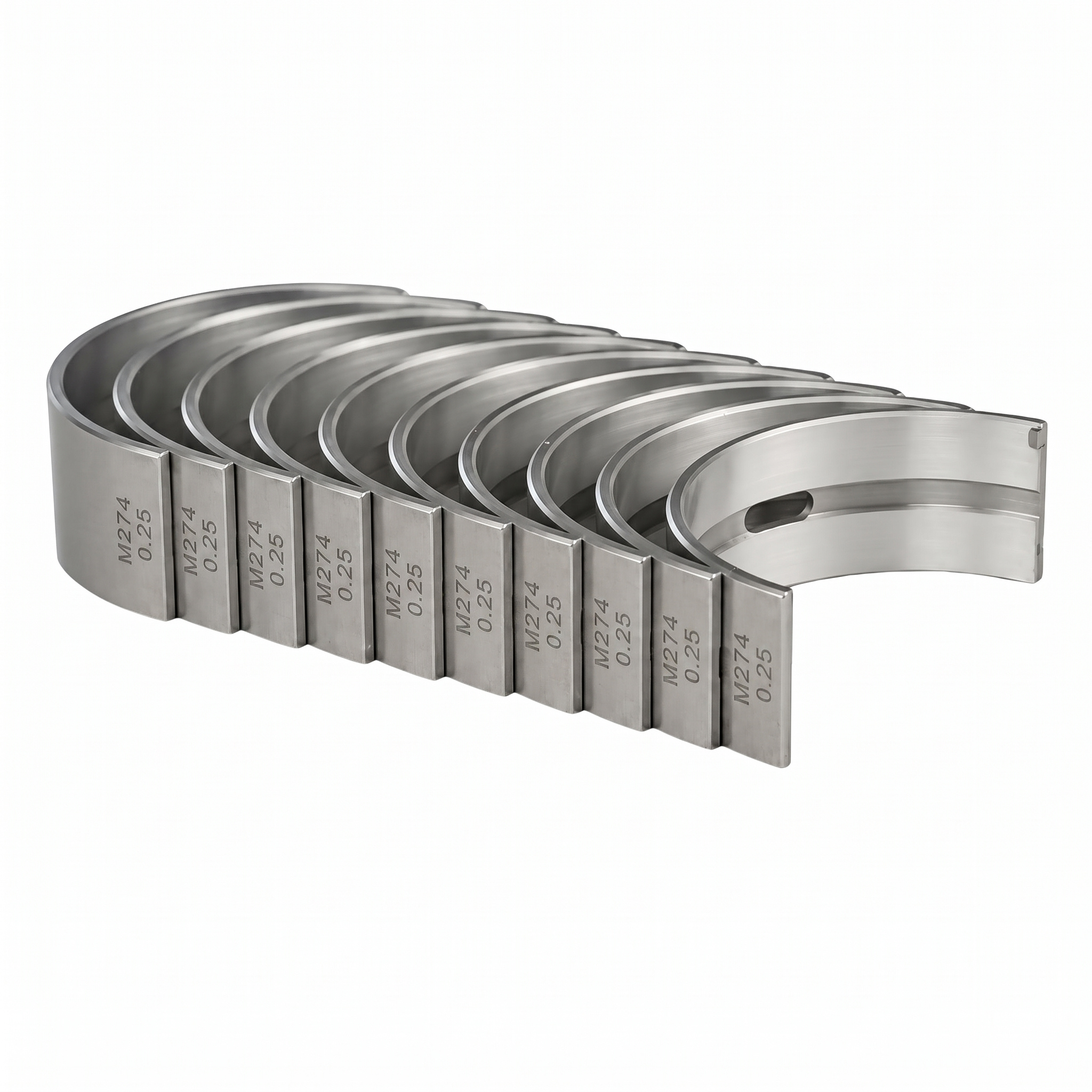 Bronzina de mancal MERCEDES M270.920 2.0T 0.25 (10unidade) - Grobben - Imagem 3