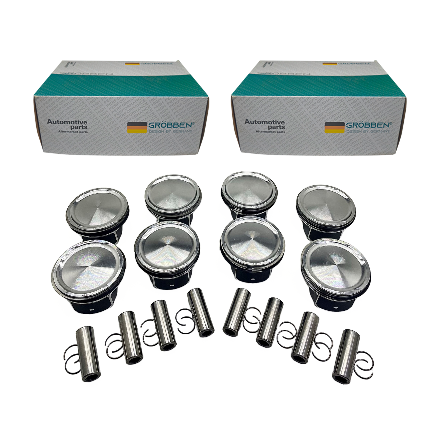 Kit Pistão LAND ROVER 508PS 5.0T 0.50 (8unid) - Grobben