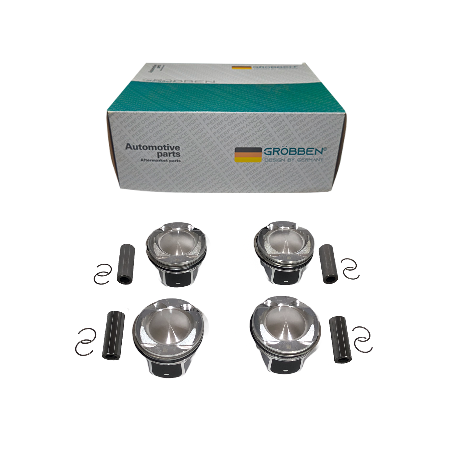 Kit Pistão LAND ROVER AJ200P 2.0T LOW POWER GAS STD (4unid) - Grobben