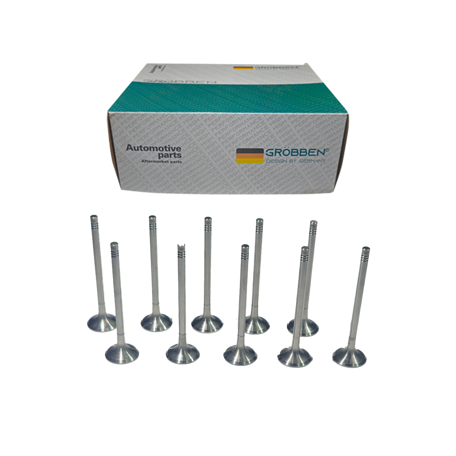 Válvulas de Exaustão VW EA855 2.5L (10un) - Grobben