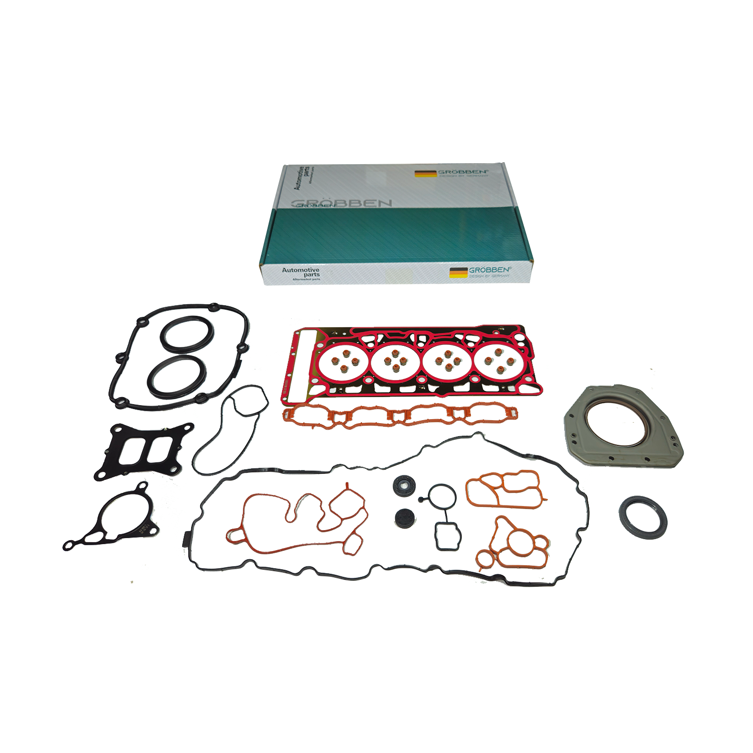 Jogo de Junta Completo AUDI EA888 1.8T 2.0T 3 GEN 06K103383K (Junta Vermelha) - Grobben