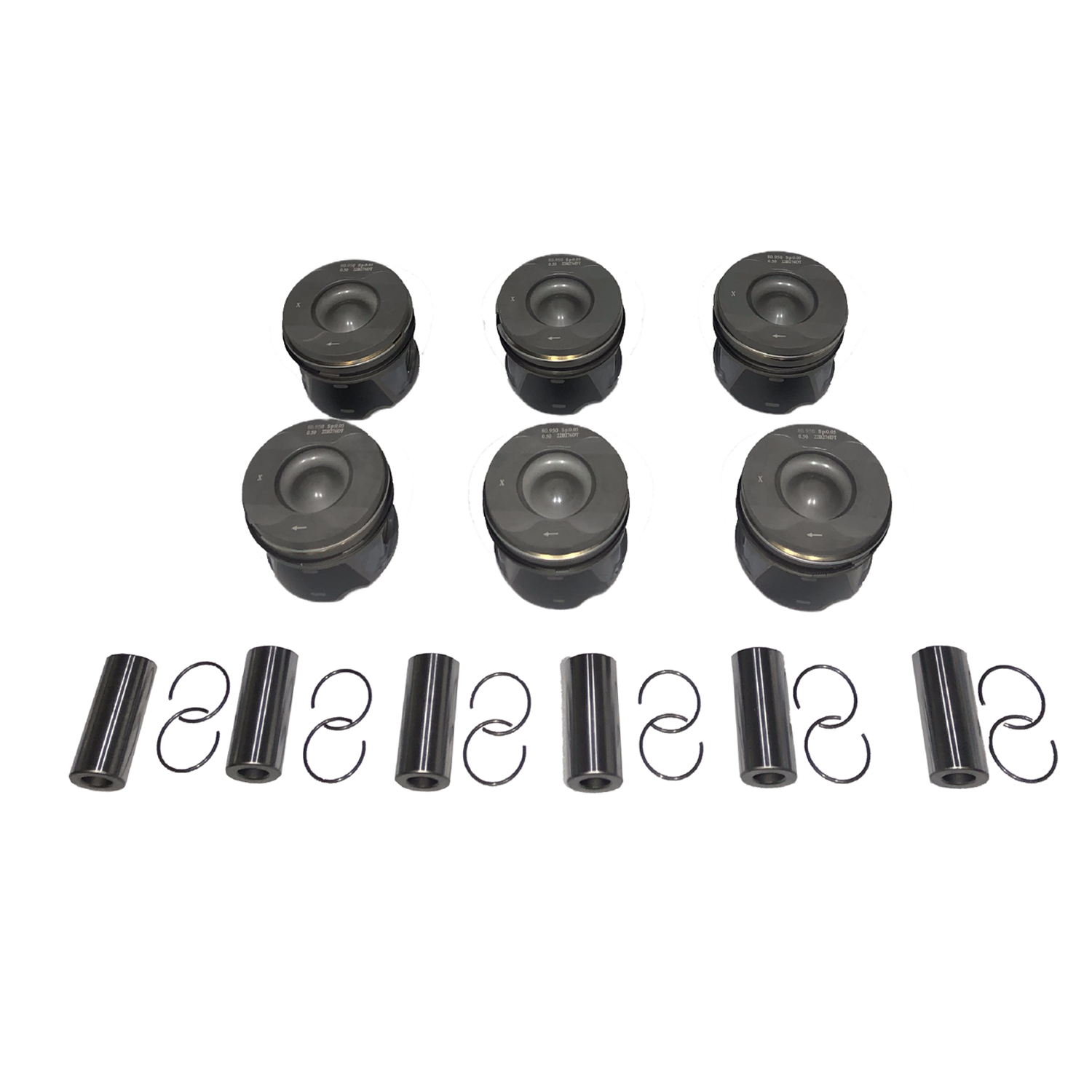 Kit Pistão LAND ROVER 276DT DIESEL 2.7T 0.50 (6unid) - Grobben - Imagem 2