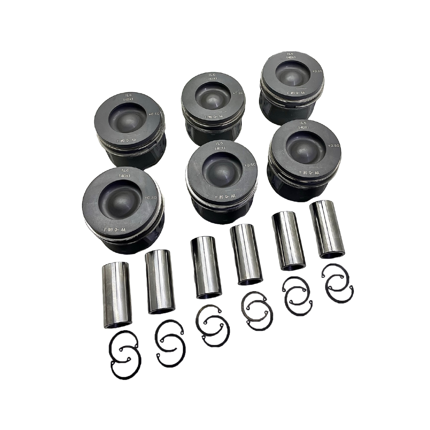 Kit Pistão LAND ROVER 306DT Diesel 3.0T STD (6unid) - Grobben - Imagem 2