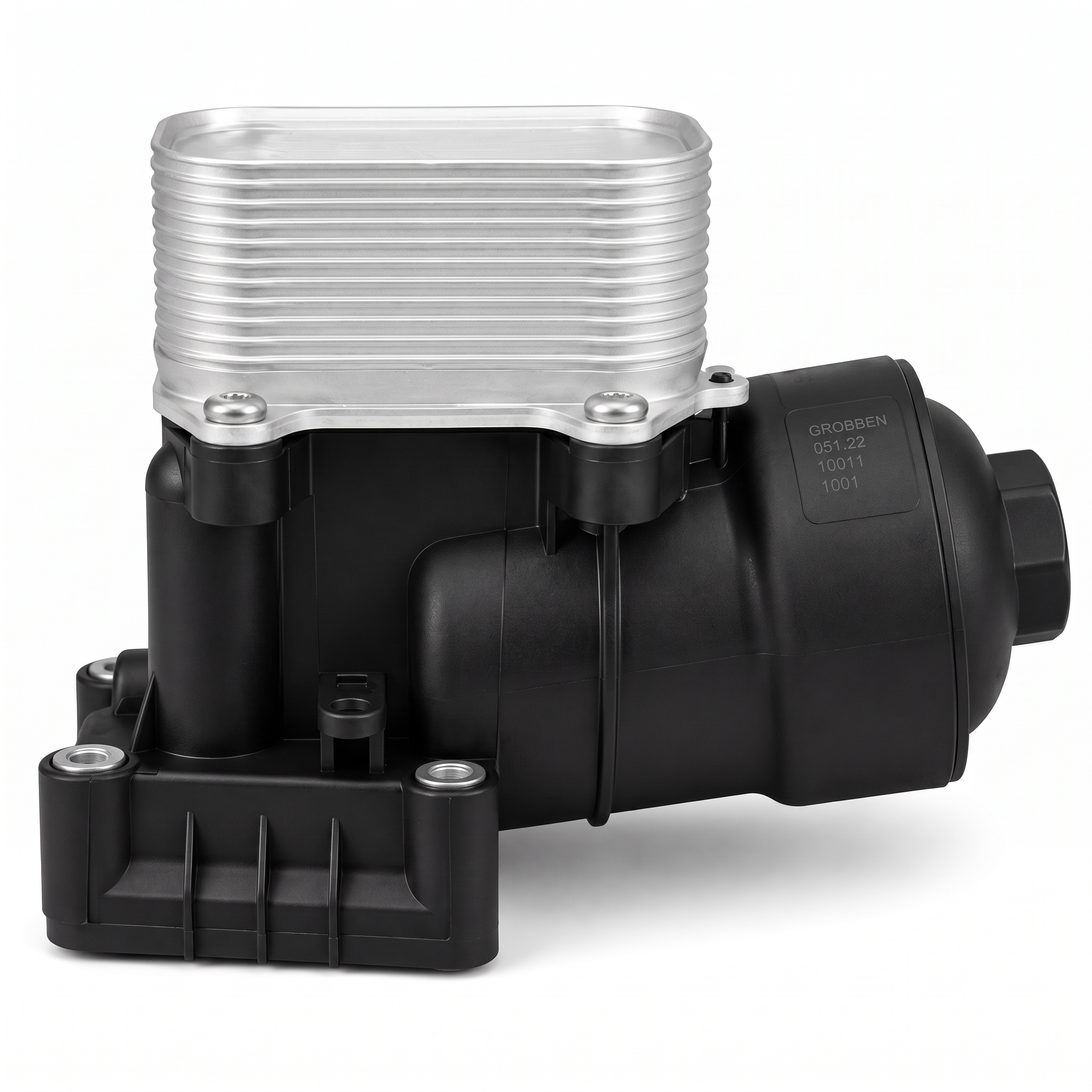 Trocador Radiador Óleo + Suporte Filtro VW AMAROK 2.0 TDI Alumínio - Grobben - Imagem 4