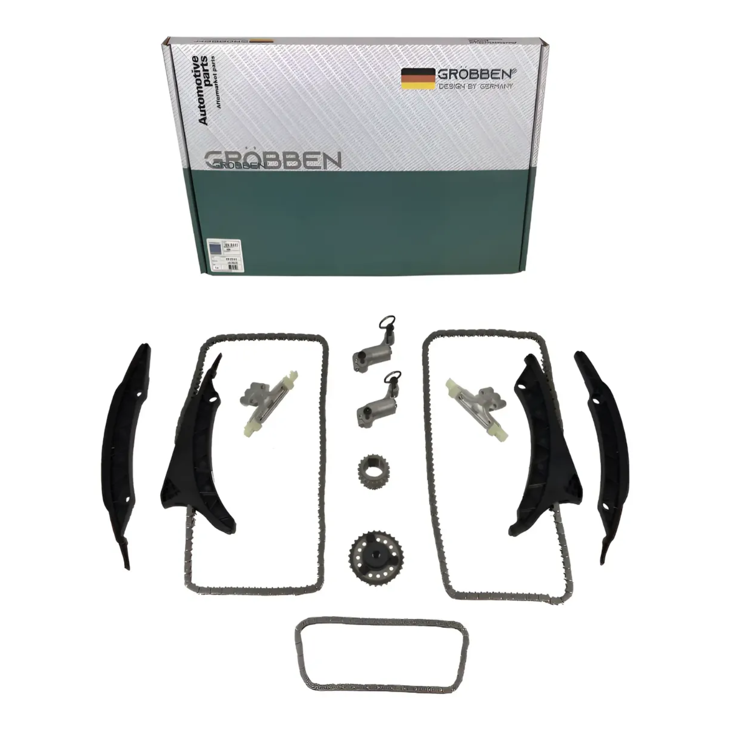 Kit de Corrente de Comando BMW N63 S63 4.4T NEW - Grobben cor:preto