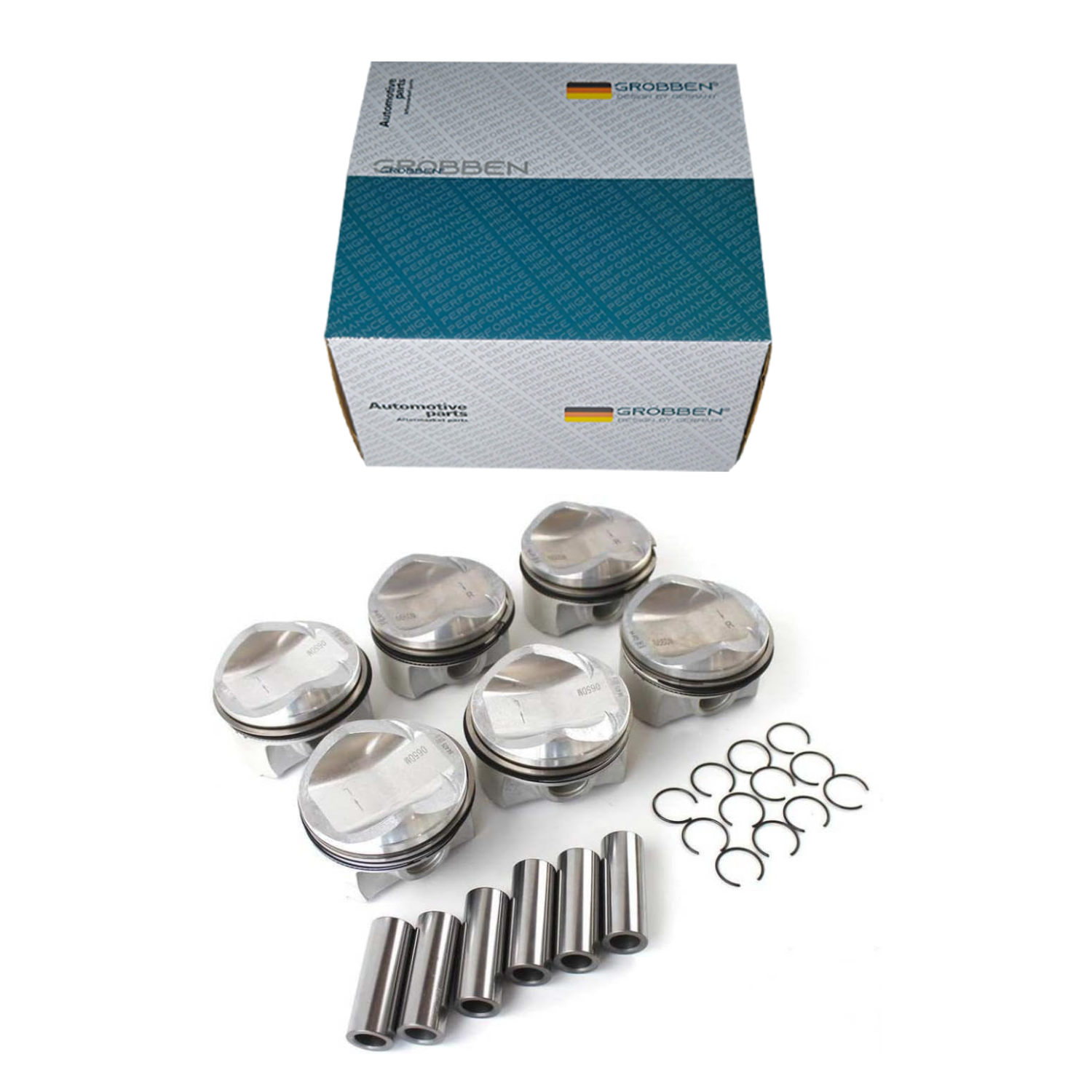 Kit Pistão AUDI EA837 3.0 SUPERCHARGER V6 STD (6unid) - Grobben
