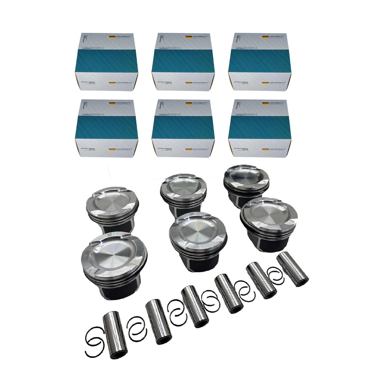 Kit Pistão BMW N54 3.0T STD (6unid) - Grobben