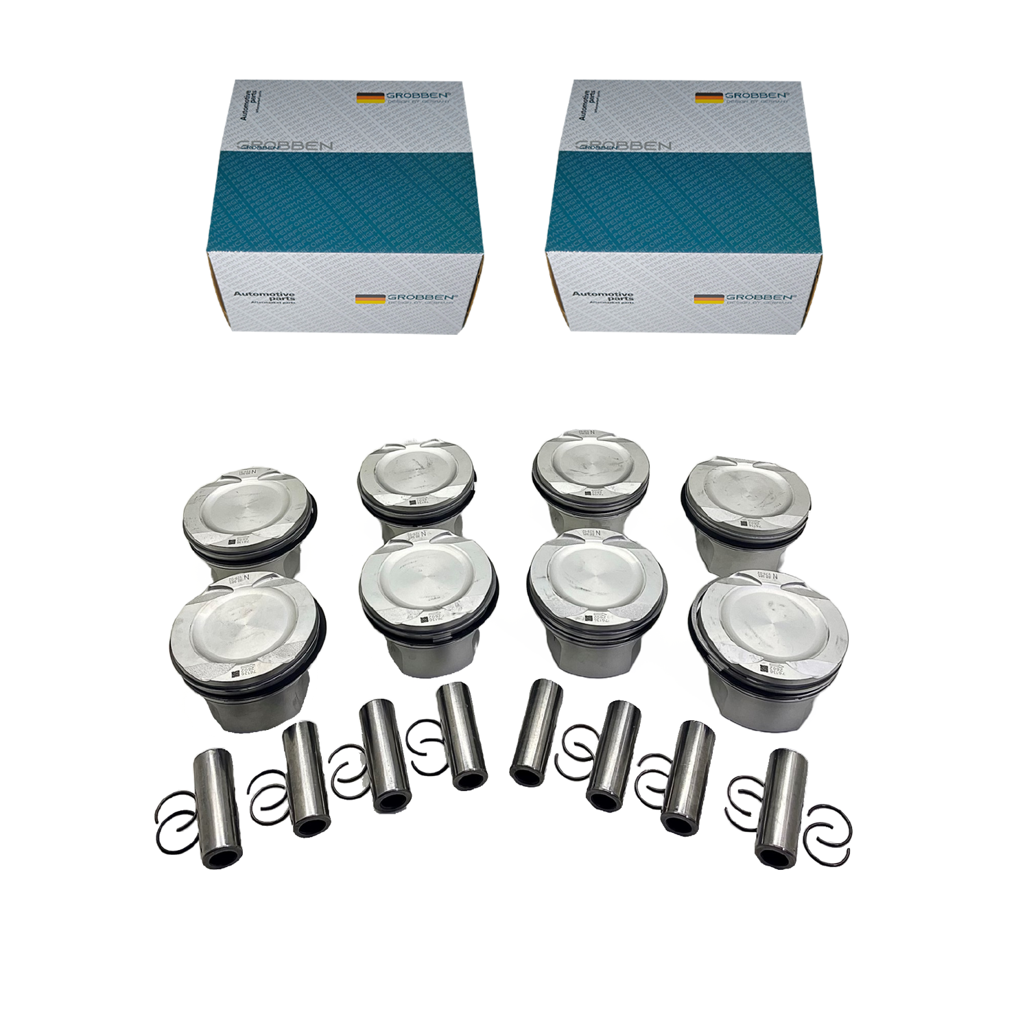 Kit Pistão BMW N63 4.4T STD (8unid) - Grobben