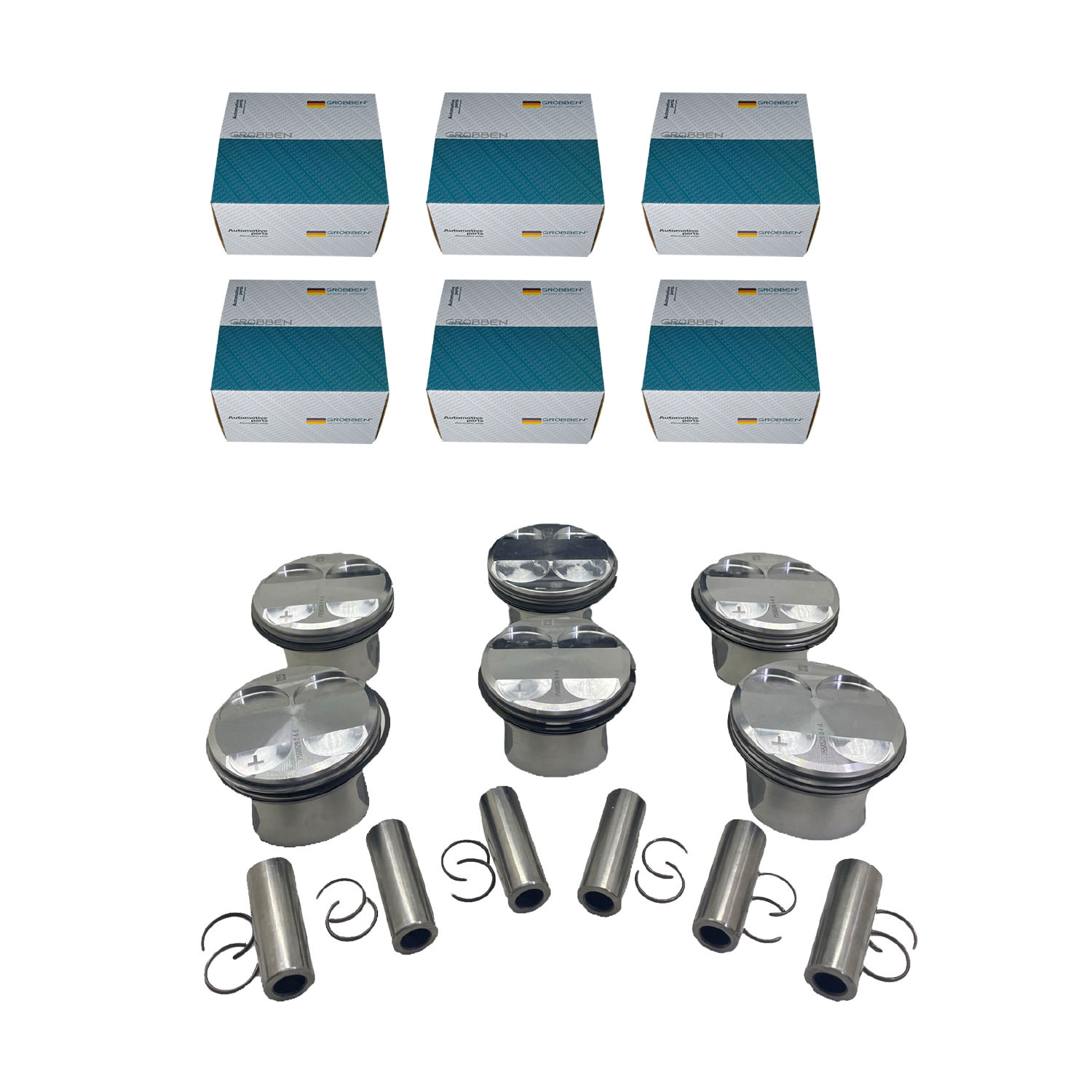 Kit Pistão BMW N52 3.0 STD (6unid) - Grobben