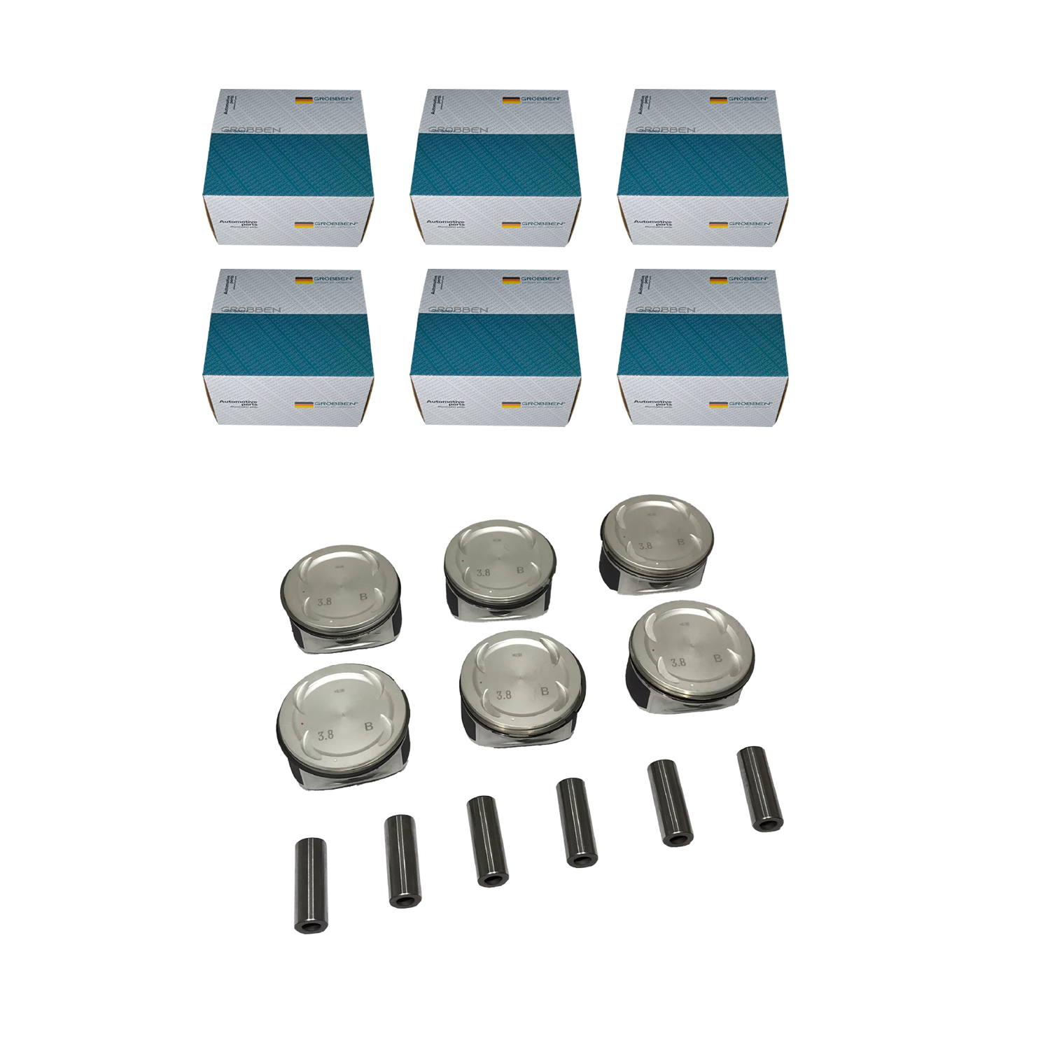 Kit Pistão HYUNDAI G6DA 3.8L V6 STD - Grobben
