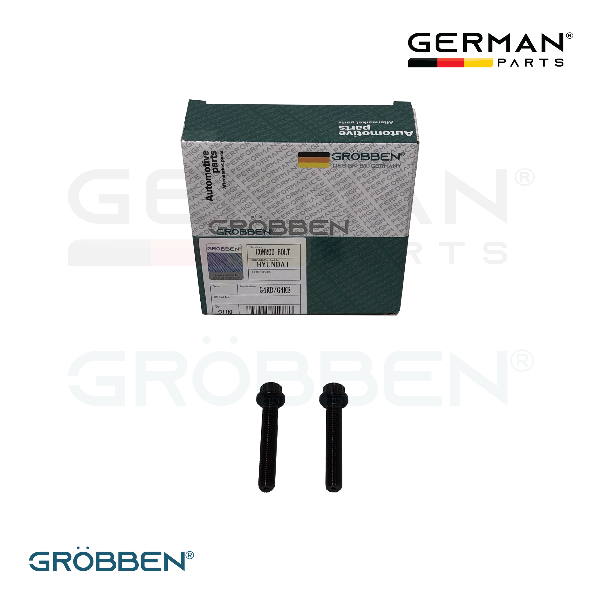 Parafuso de Biela HYUNDAI G4KD G4KE 2.0L 2.4L 2UN - Grobben - Imagem 3