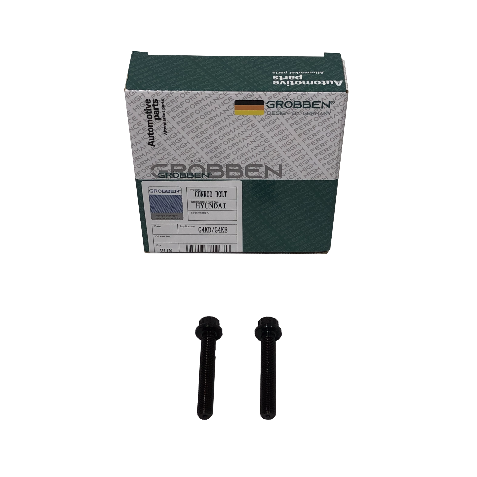 Parafuso de Biela HYUNDAI G4KD G4KE 2.0L 2.4L 2UN - Grobben - Imagem 2